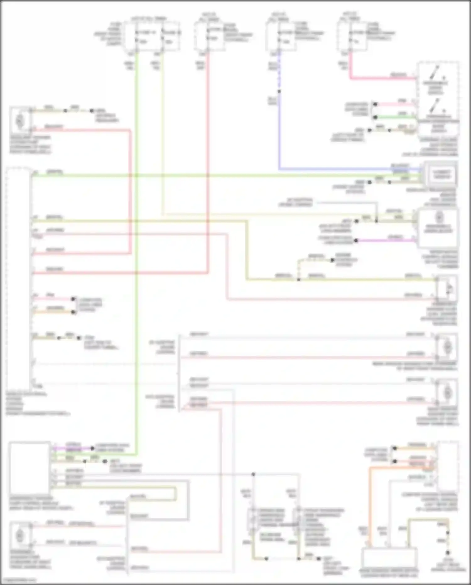 Wiring diagram blk/wht for Audi e-tron S I (2020-2024) (20 of 30)