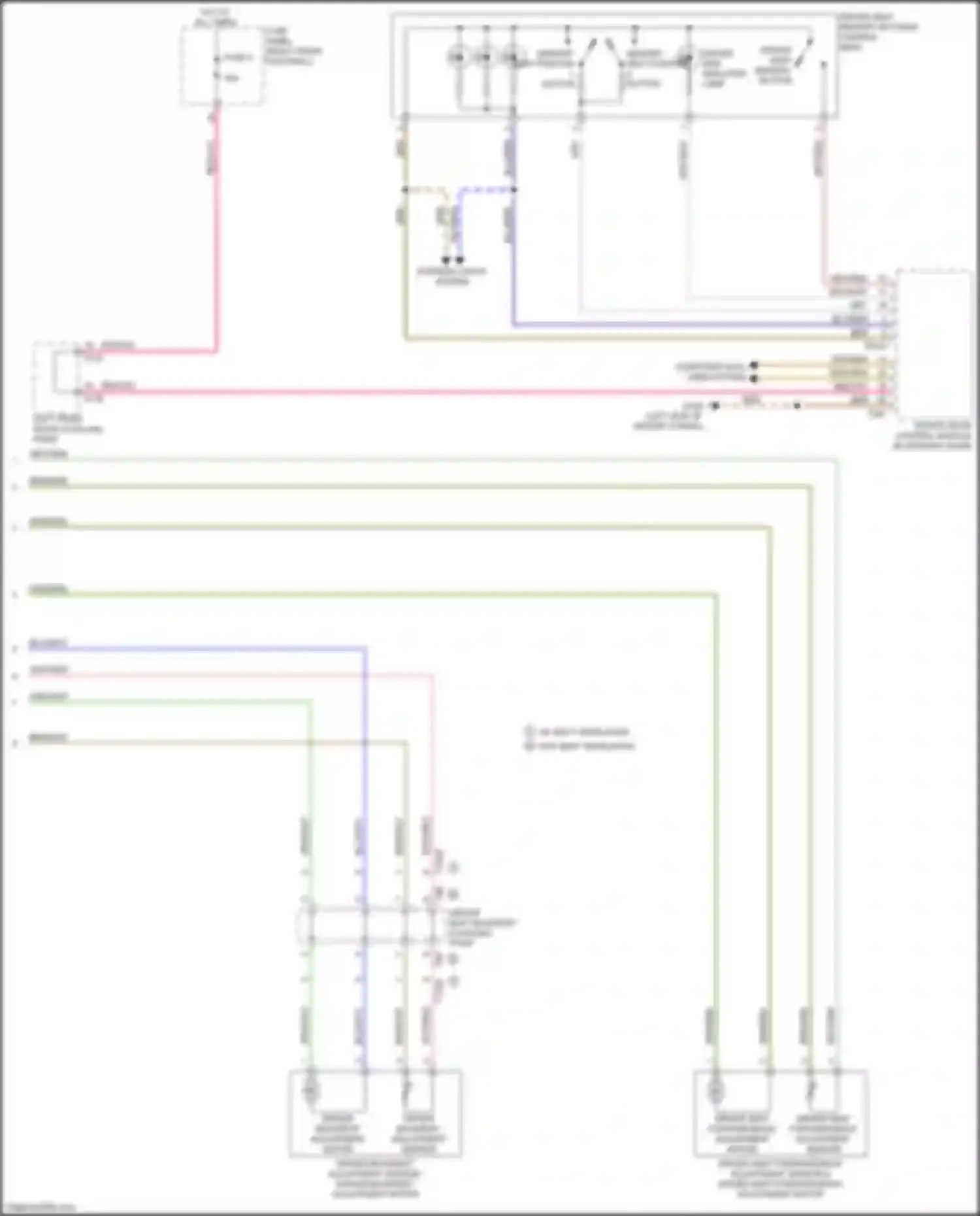 Wiring diagram blu/wht for Audi e-tron S I (2020-2024) (5 of 32)