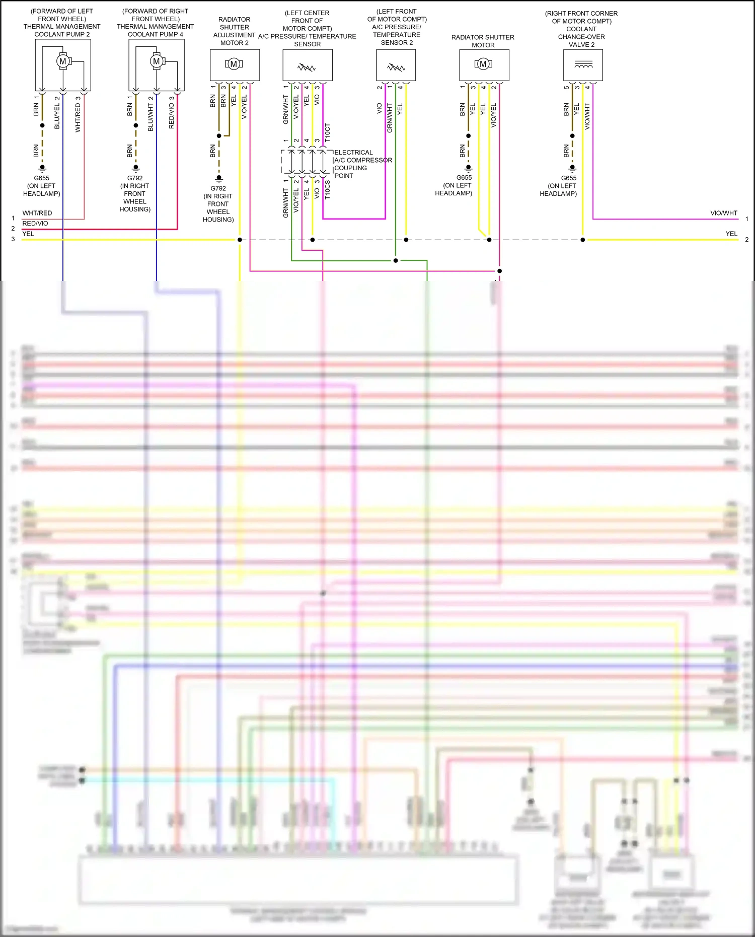 Audi e-tron S I (2020-2024) computer data lines system wiring diagram  (109 of 113)