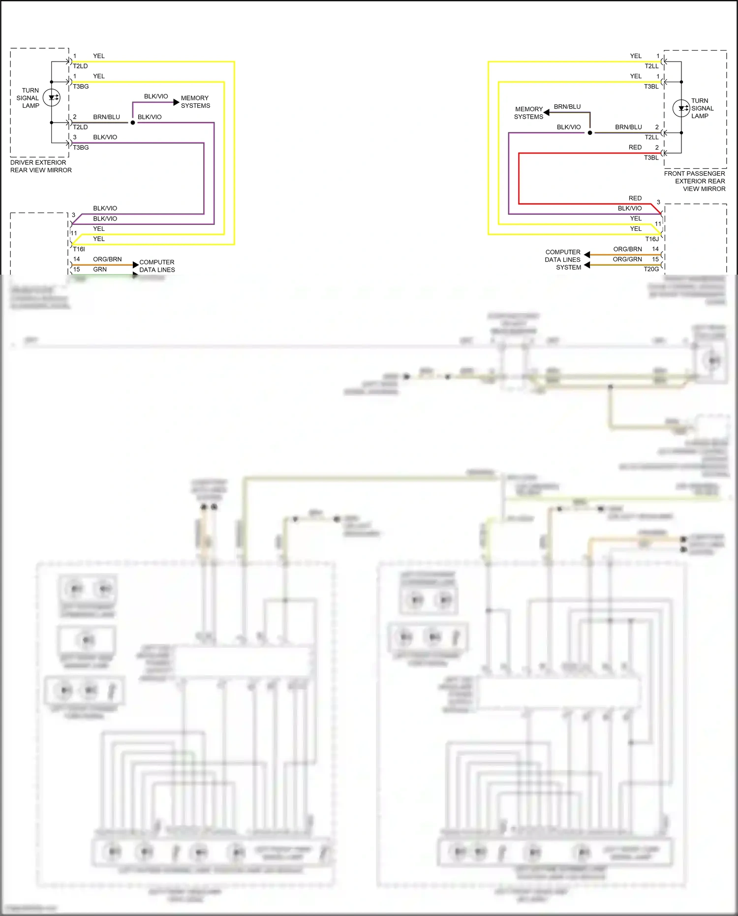 Audi e-tron S I (2020-2024) computer data lines system wiring diagram  (38 of 113)