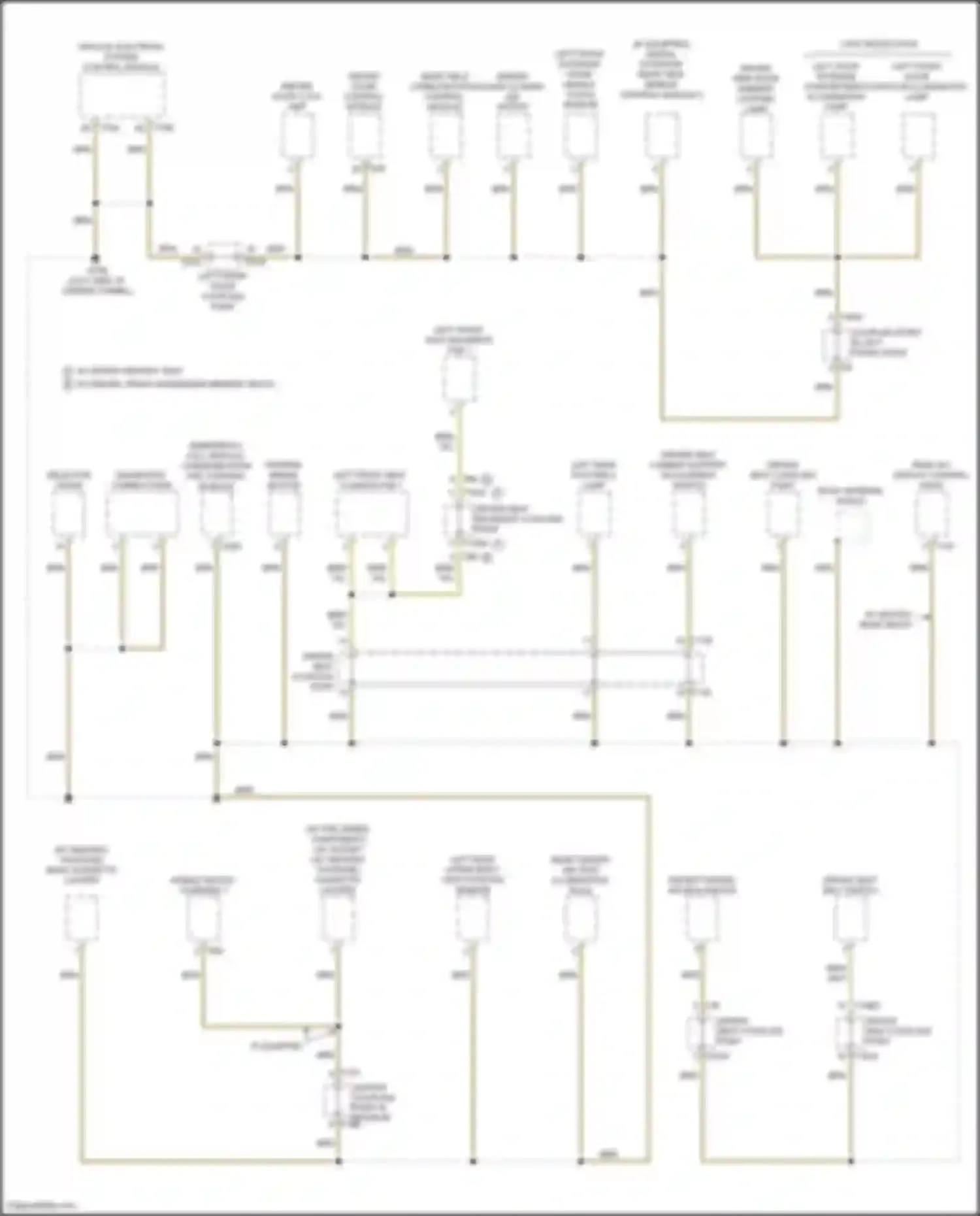 Wiring diagram driver seat lumbar support adjustment switch for Audi e-tron S I (2020-2024) (1 of 5)