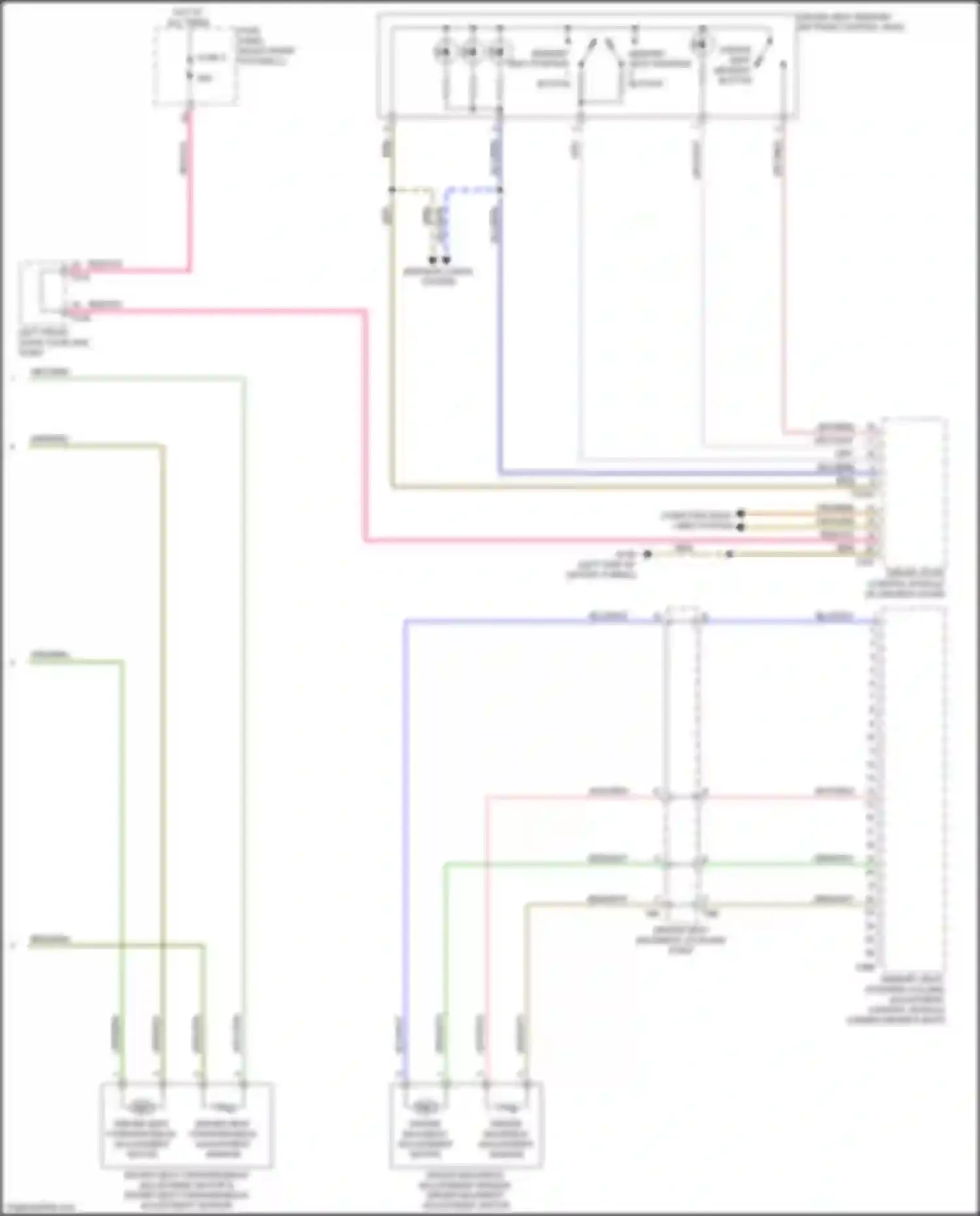 Wiring diagram fuse panel a for Audi e-tron S I (2020-2024) (3 of 30)