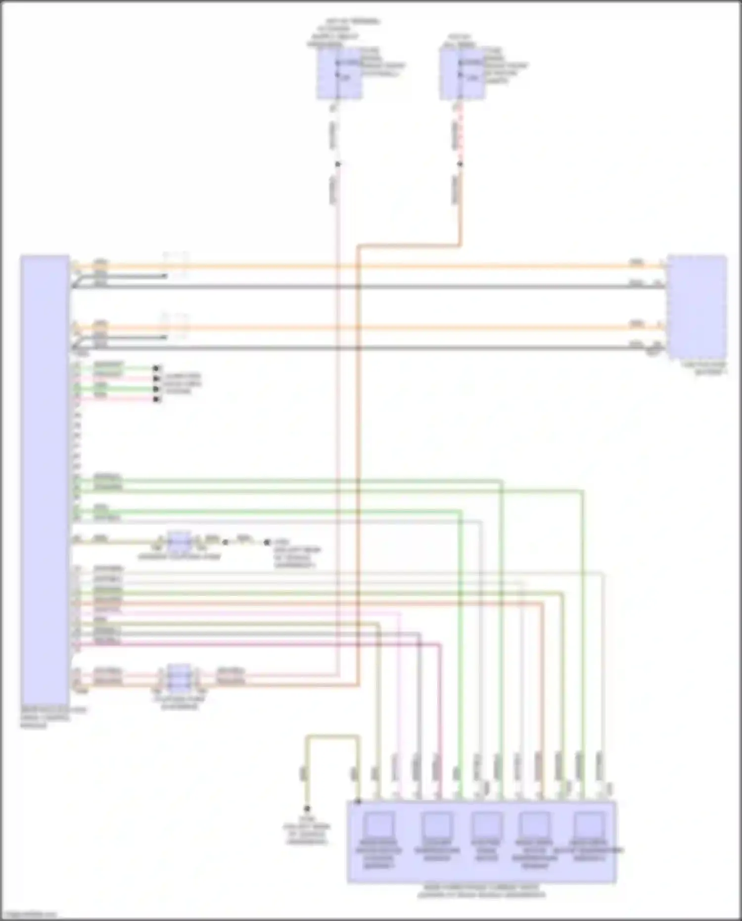 Wiring diagram hgh-voltage battery 1 for Audi e-tron S I (2020-2024) (1 of 1)
