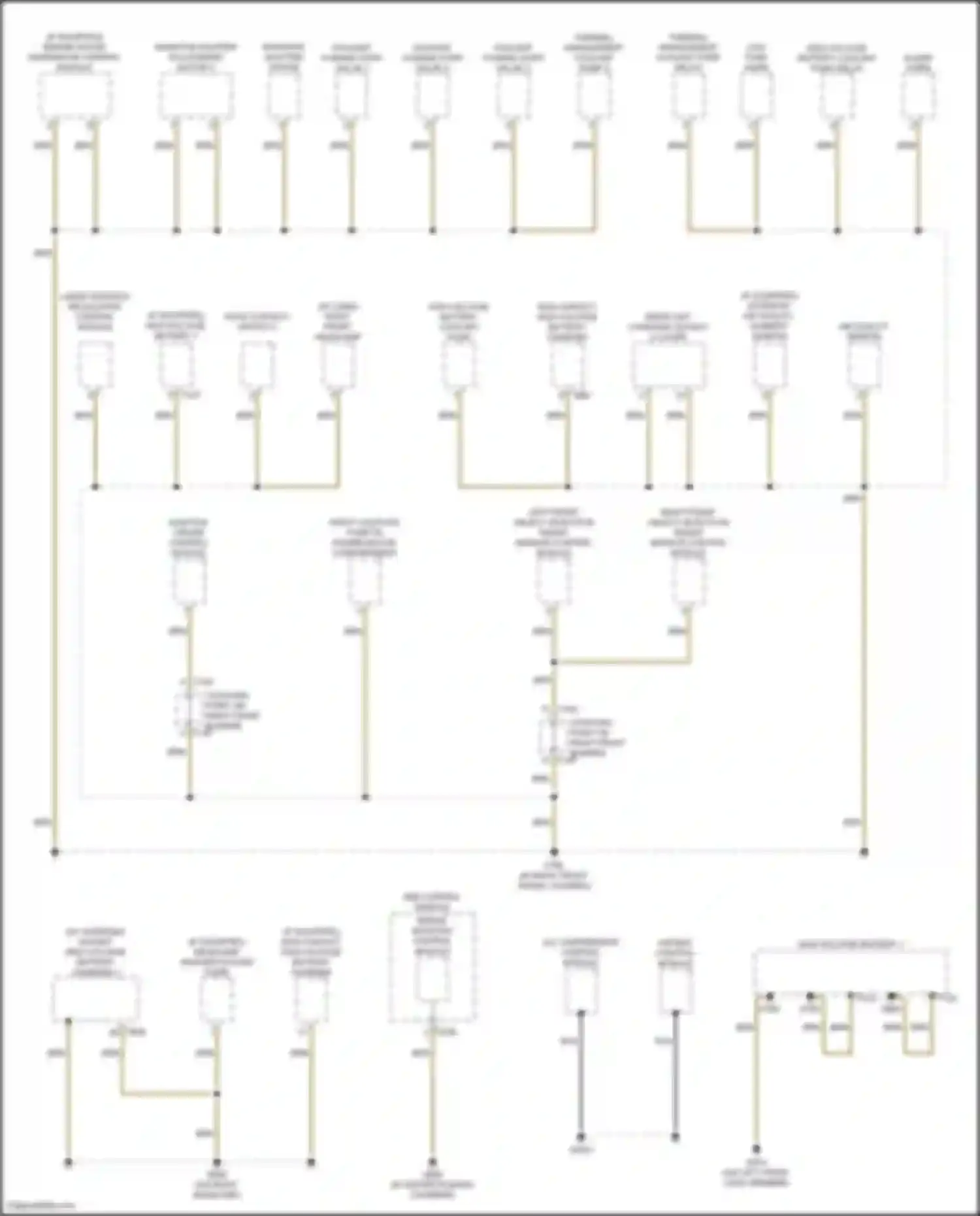 Wiring diagram low tone horn for Audi e-tron S I (2020-2024) (1 of 1)