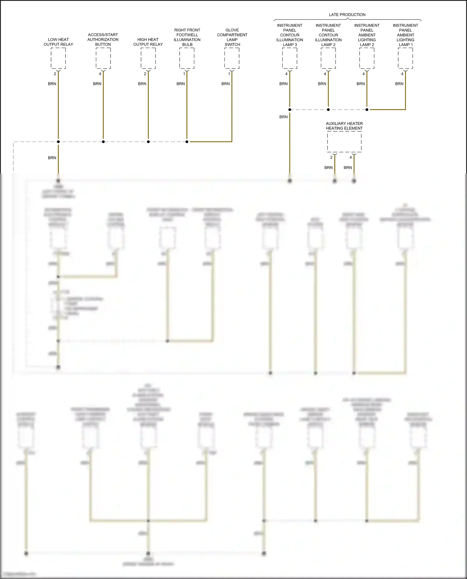 Audi e-tron S I (2020-2024) rain/light recognition sensor wiring diagram  (2 of 6)