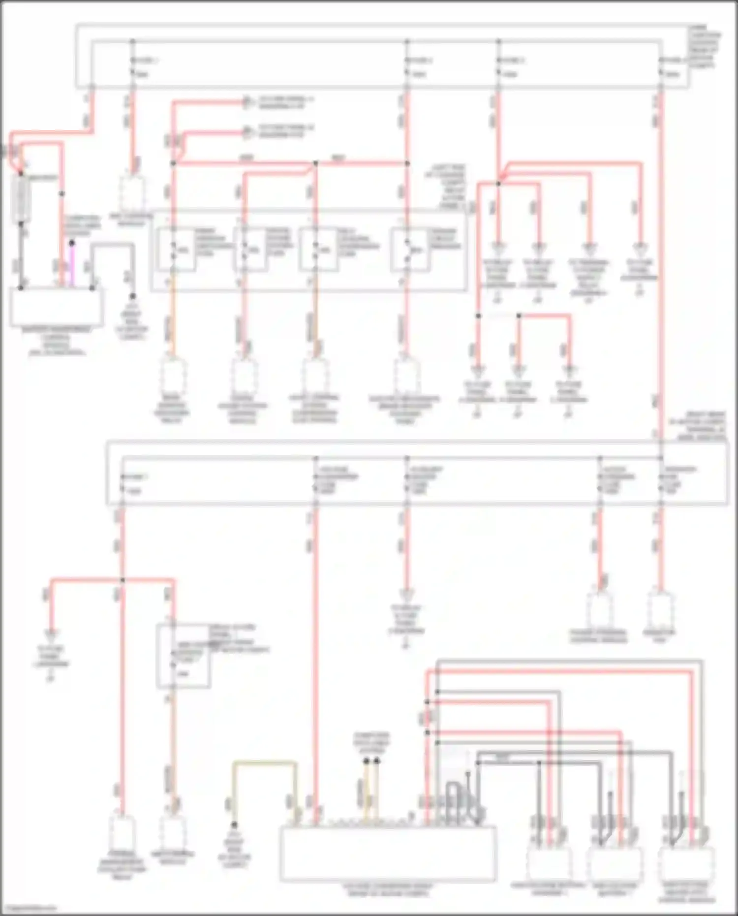 Wiring diagram rear window defogger fuse for Audi e-tron S I (2020-2024) (2 of 2)