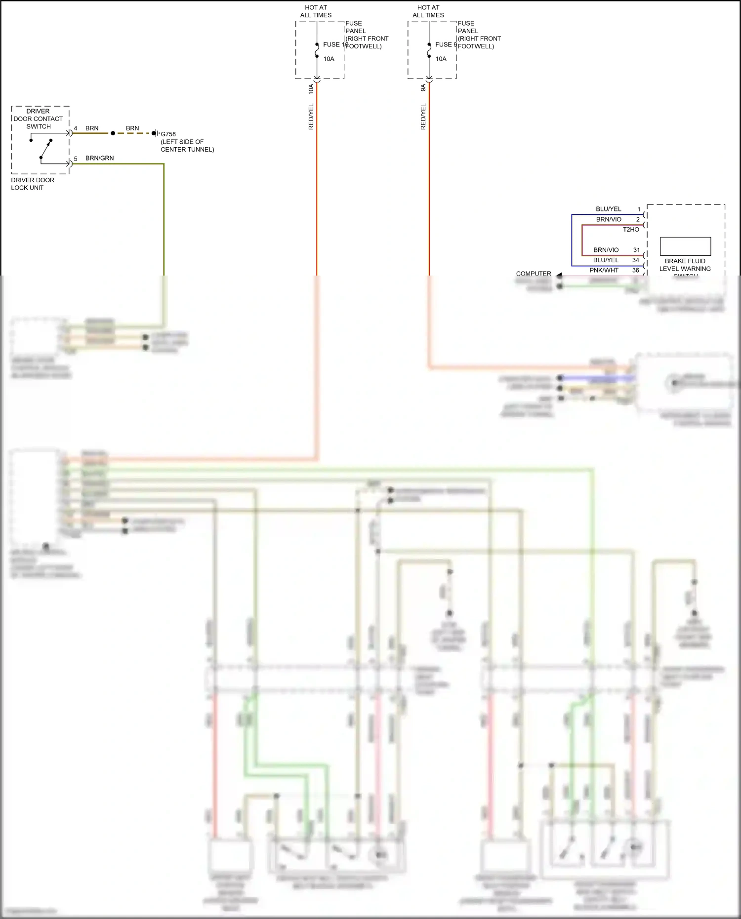 Audi e-tron Sportback I (2019-2024) computer data lines system wiring diagram  (81 of 113)