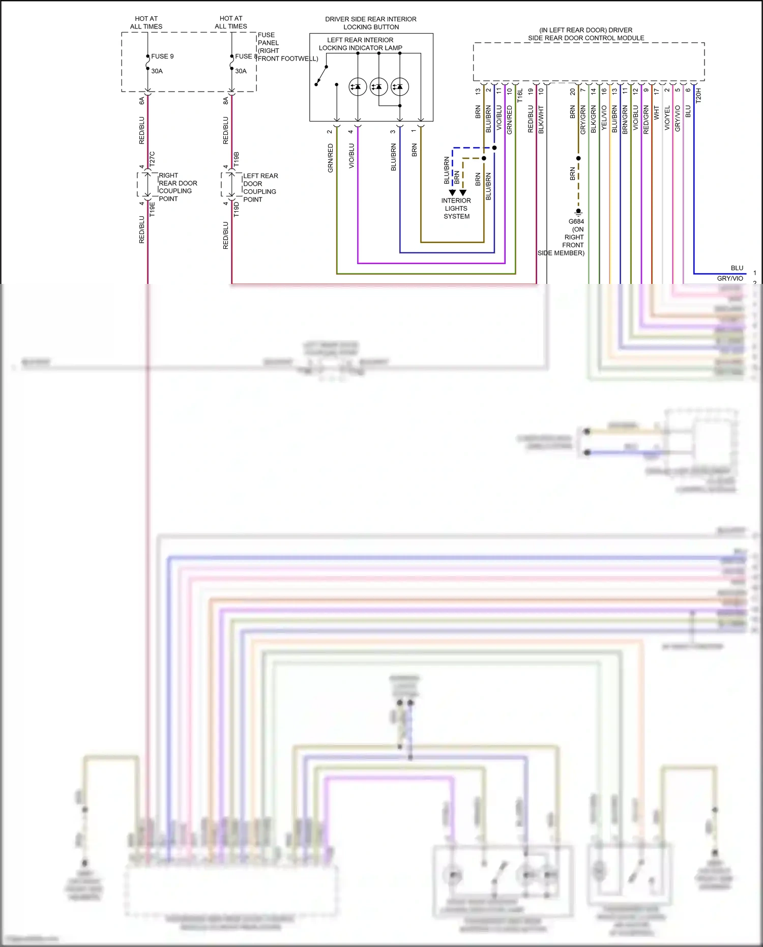 Audi e-tron Sportback I (2019-2024) computer data lines system wiring diagram  (64 of 113)