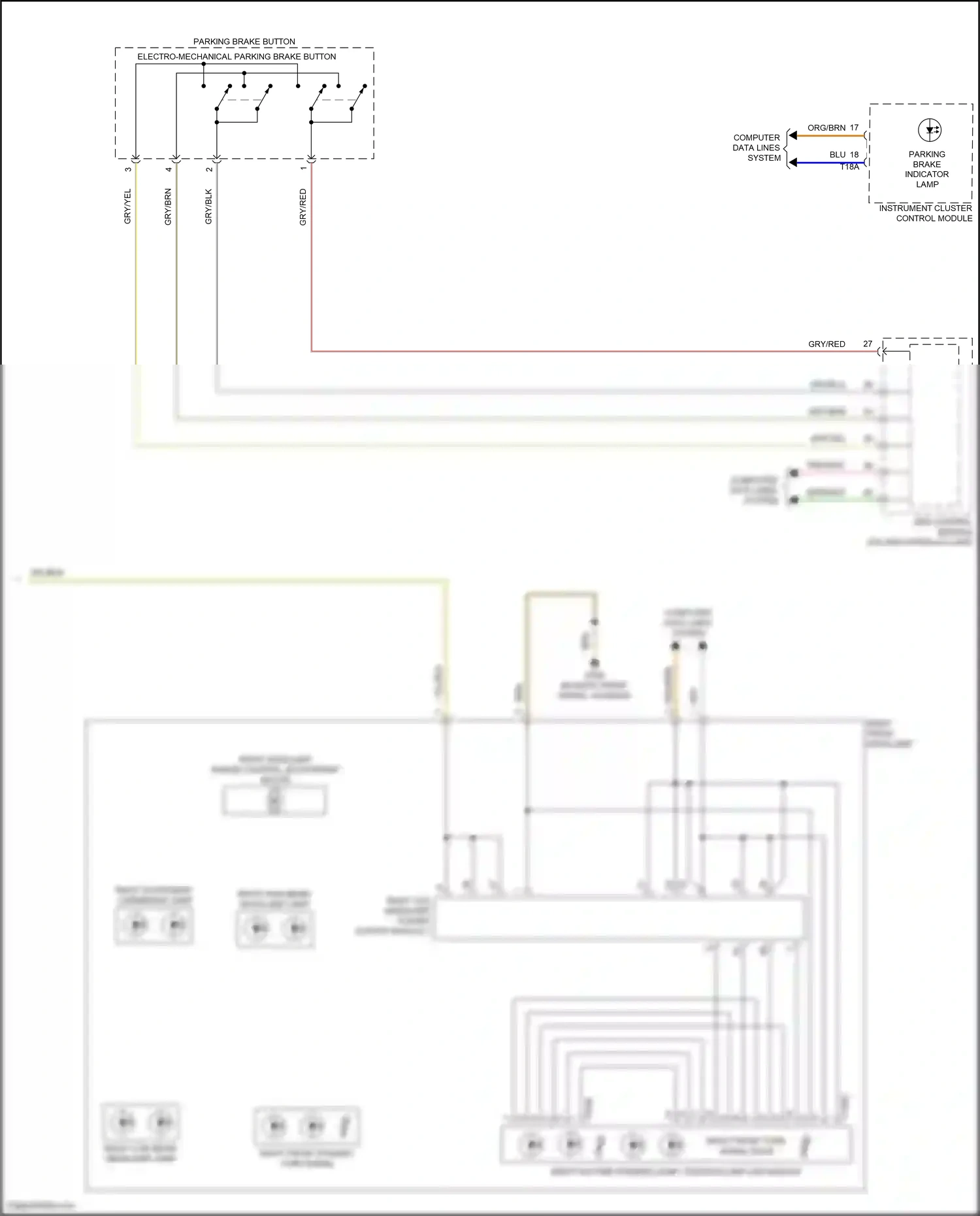 Audi e-tron I (2018-2024) abs control module wiring diagram  (4 of 8)