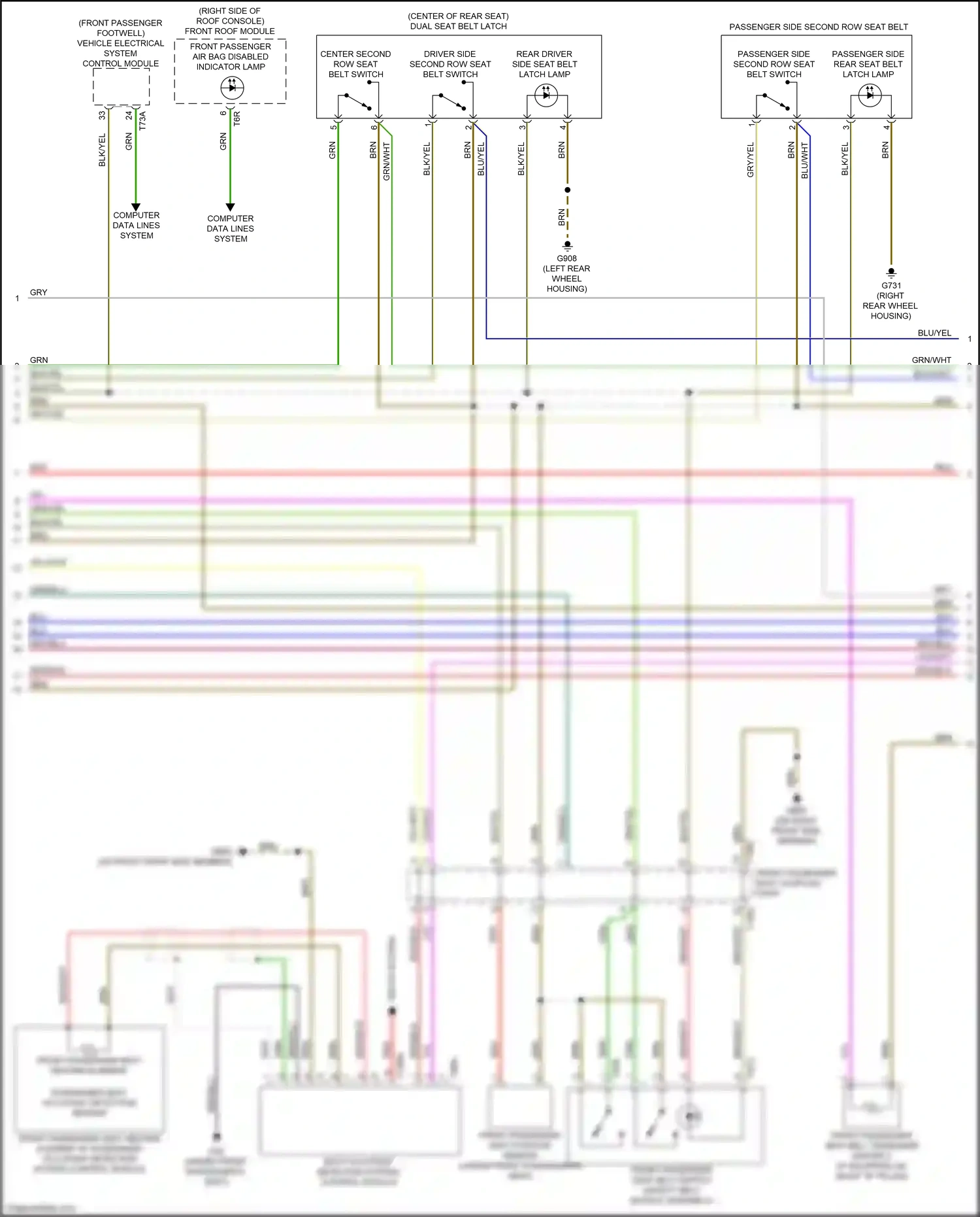 Audi e-tron I (2018-2024) computer data lines system wiring diagram  (70 of 113)