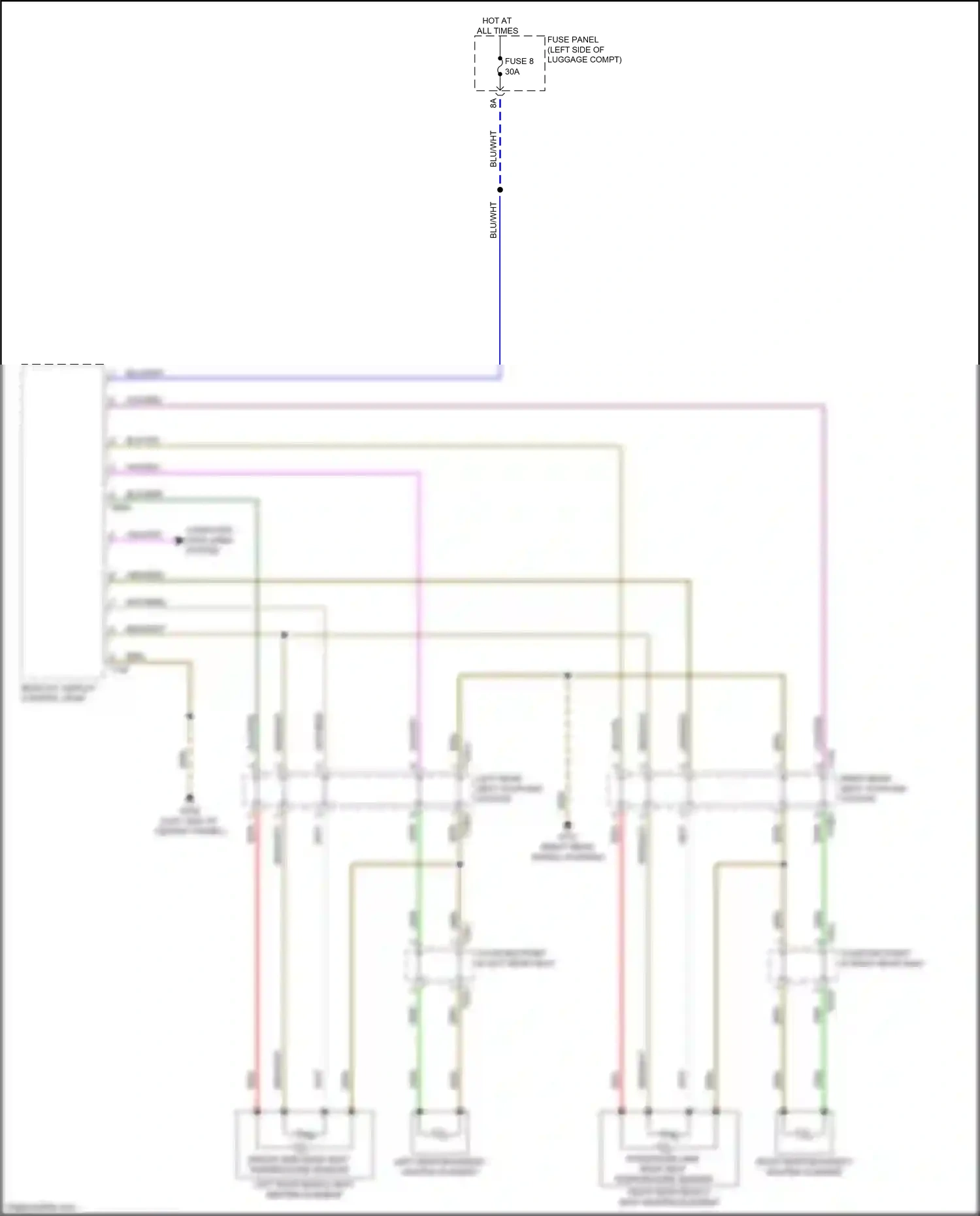 Audi e-tron I (2018-2024) computer data lines system wiring diagram  (100 of 113)