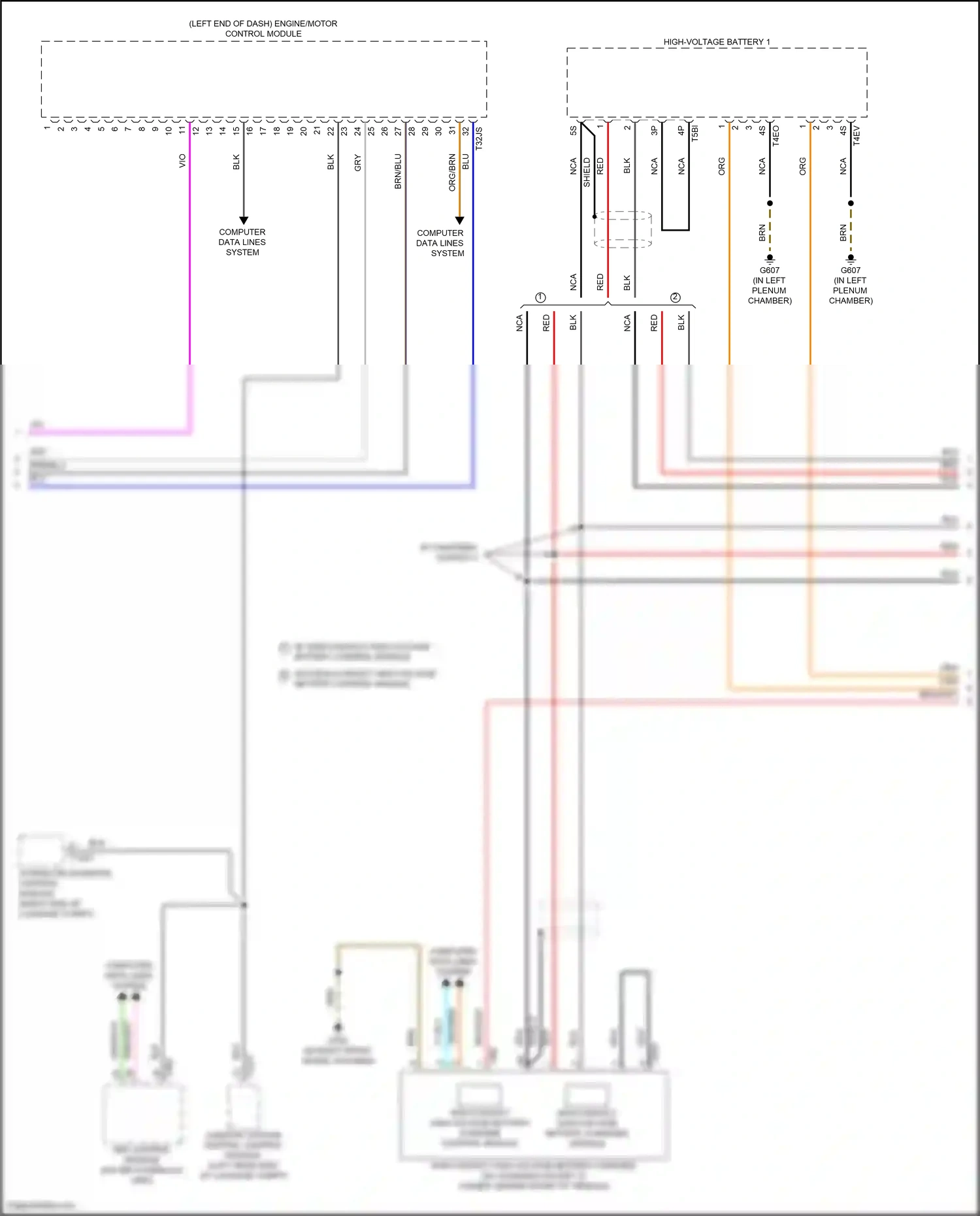 Audi e-tron I (2018-2024) computer data lines system wiring diagram  (109 of 113)