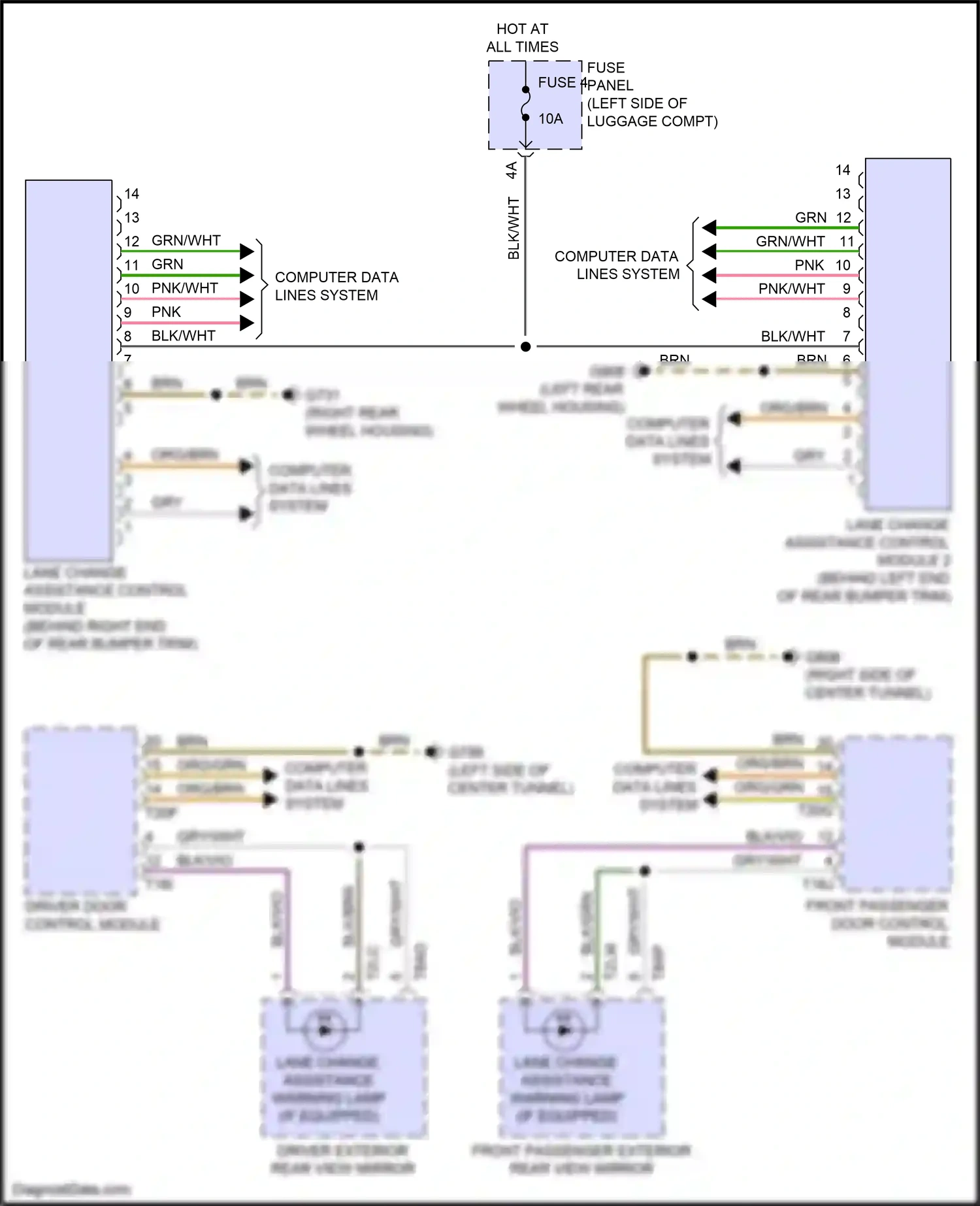 Audi e-tron I (2018-2024) computer data lines system wiring diagram  (74 of 113)