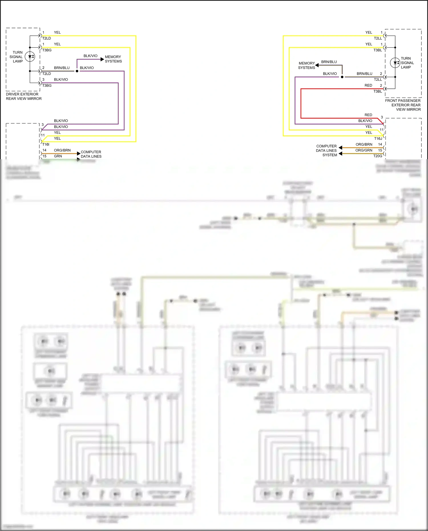 Audi e-tron I (2018-2024) computer data lines system wiring diagram  (101 of 113)