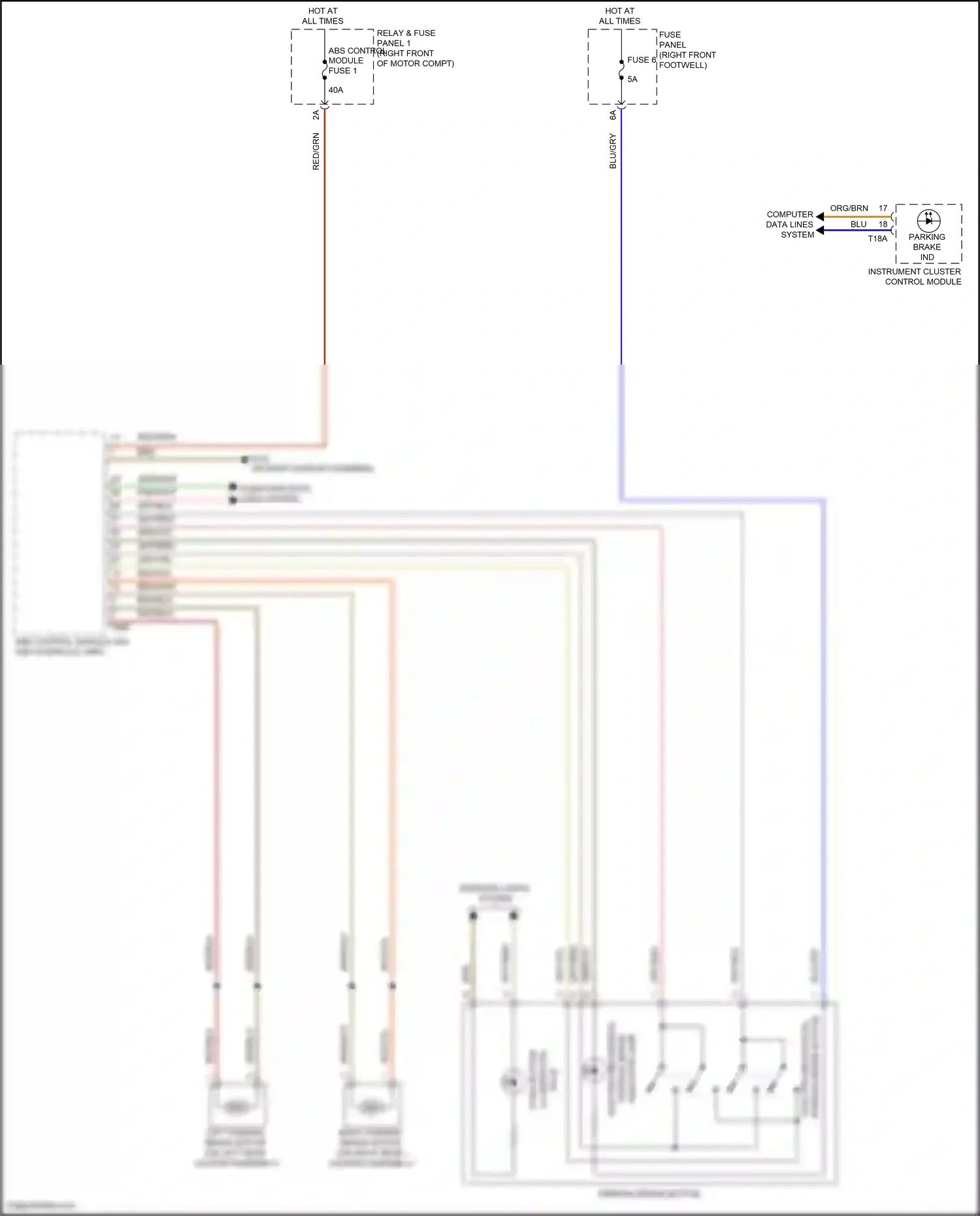 Audi e-tron I (2018-2024) computer data lines system wiring diagram  (85 of 113)