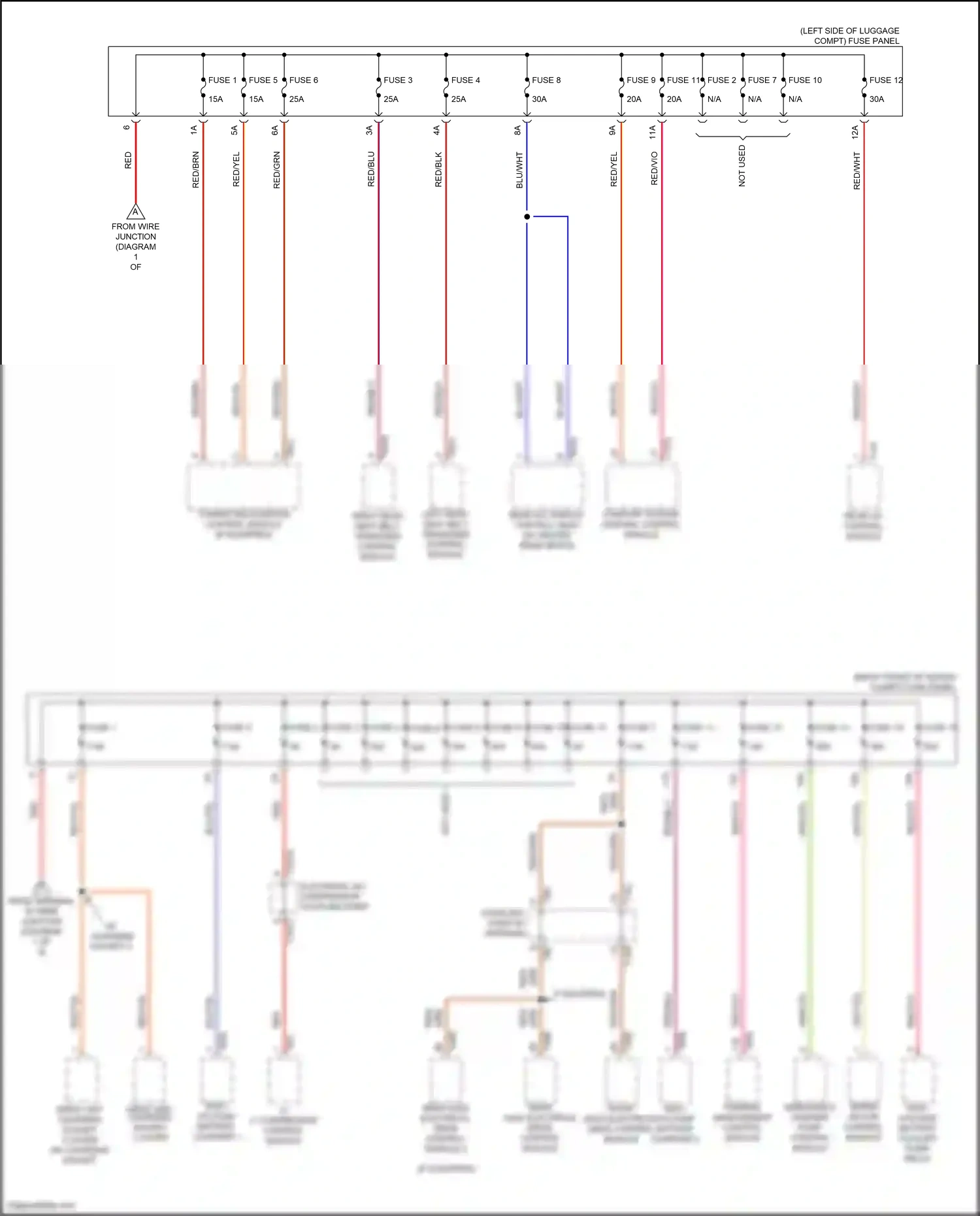 Audi e-tron I (2018-2024) towing recognition control module wiring diagram  (4 of 6)