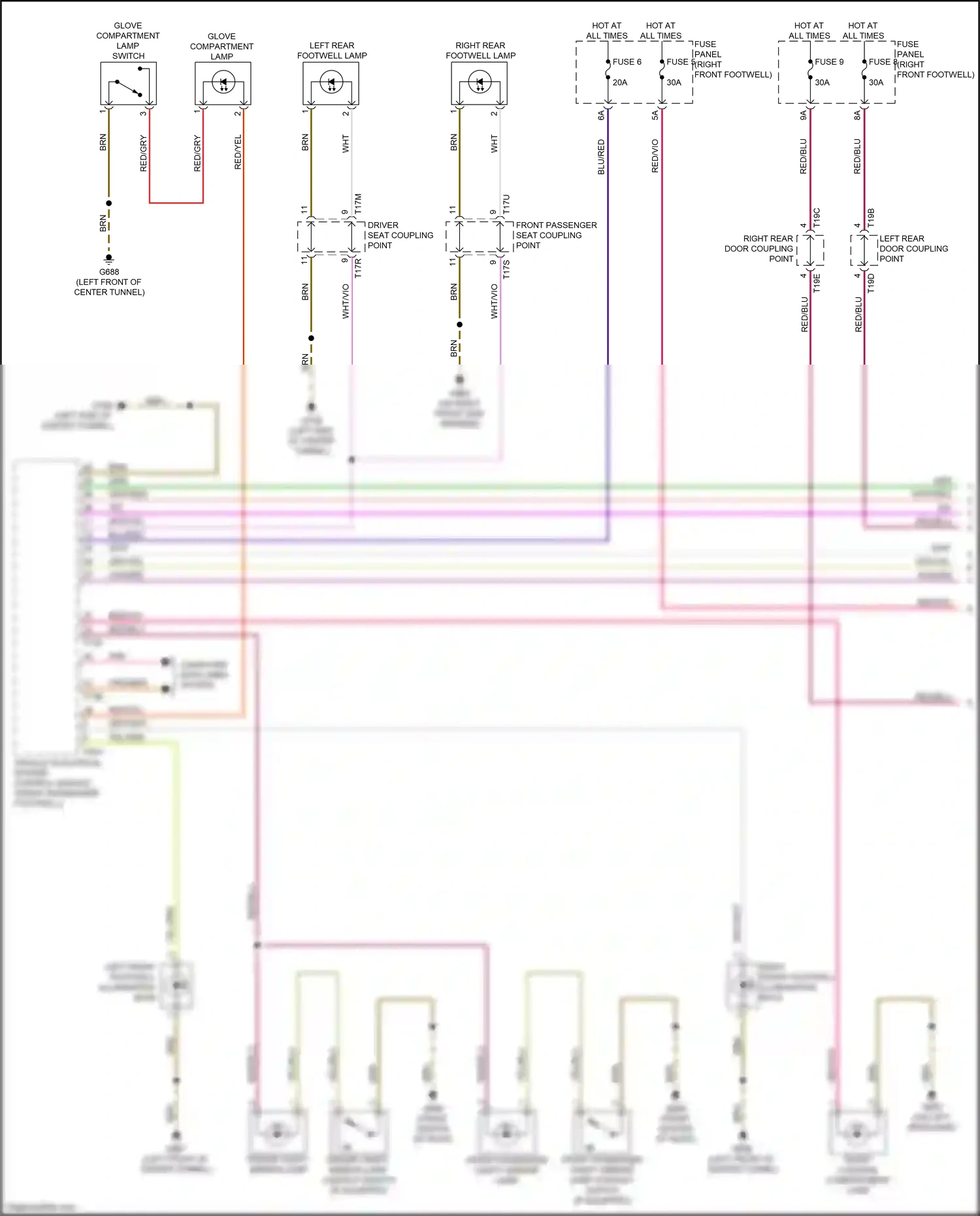 Audi e-tron I (2018-2024) vehicle electrical system control module wiring diagram  (14 of 34)