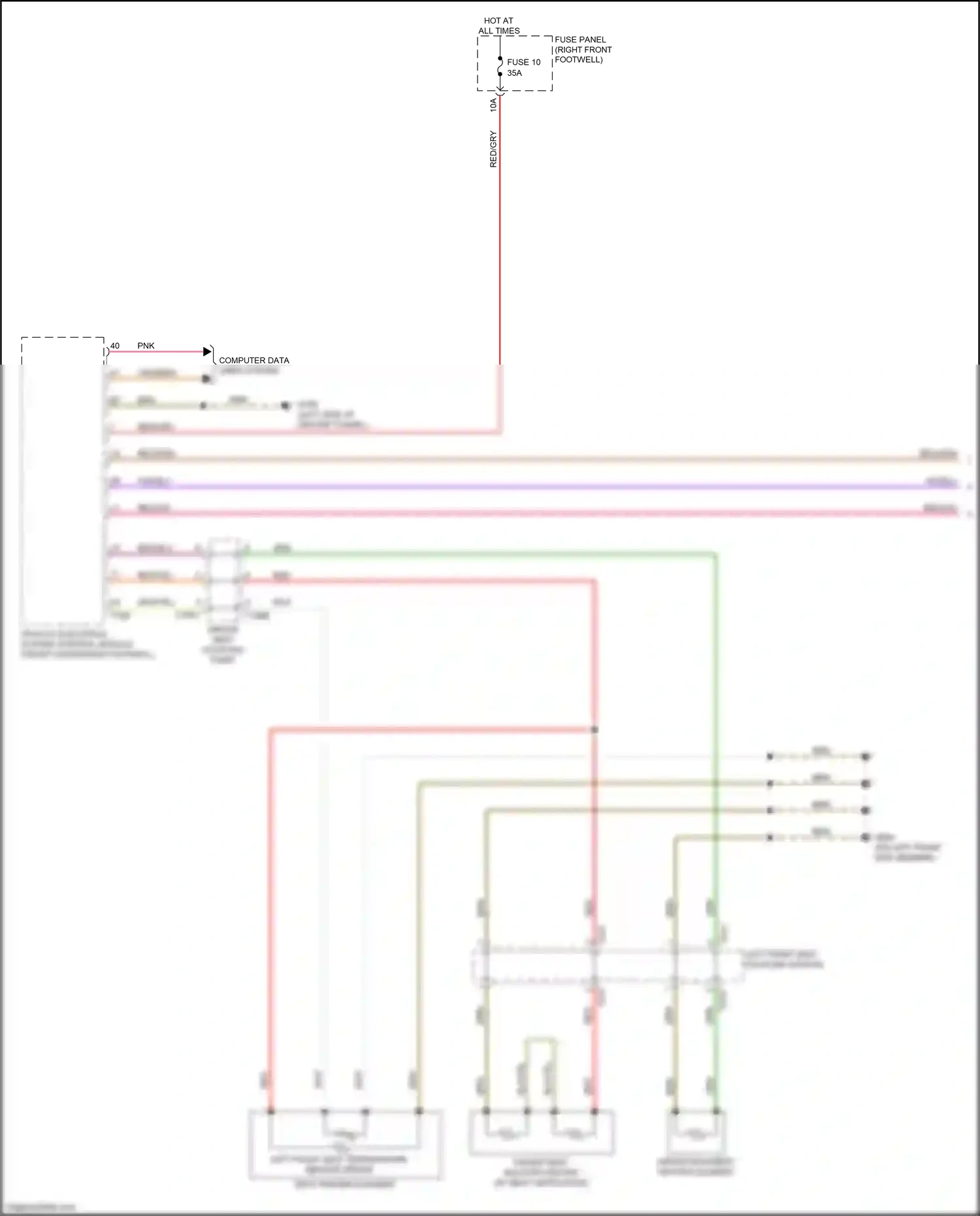 Audi e-tron I (2018-2024) vehicle electrical system control module wiring diagram  (33 of 34)