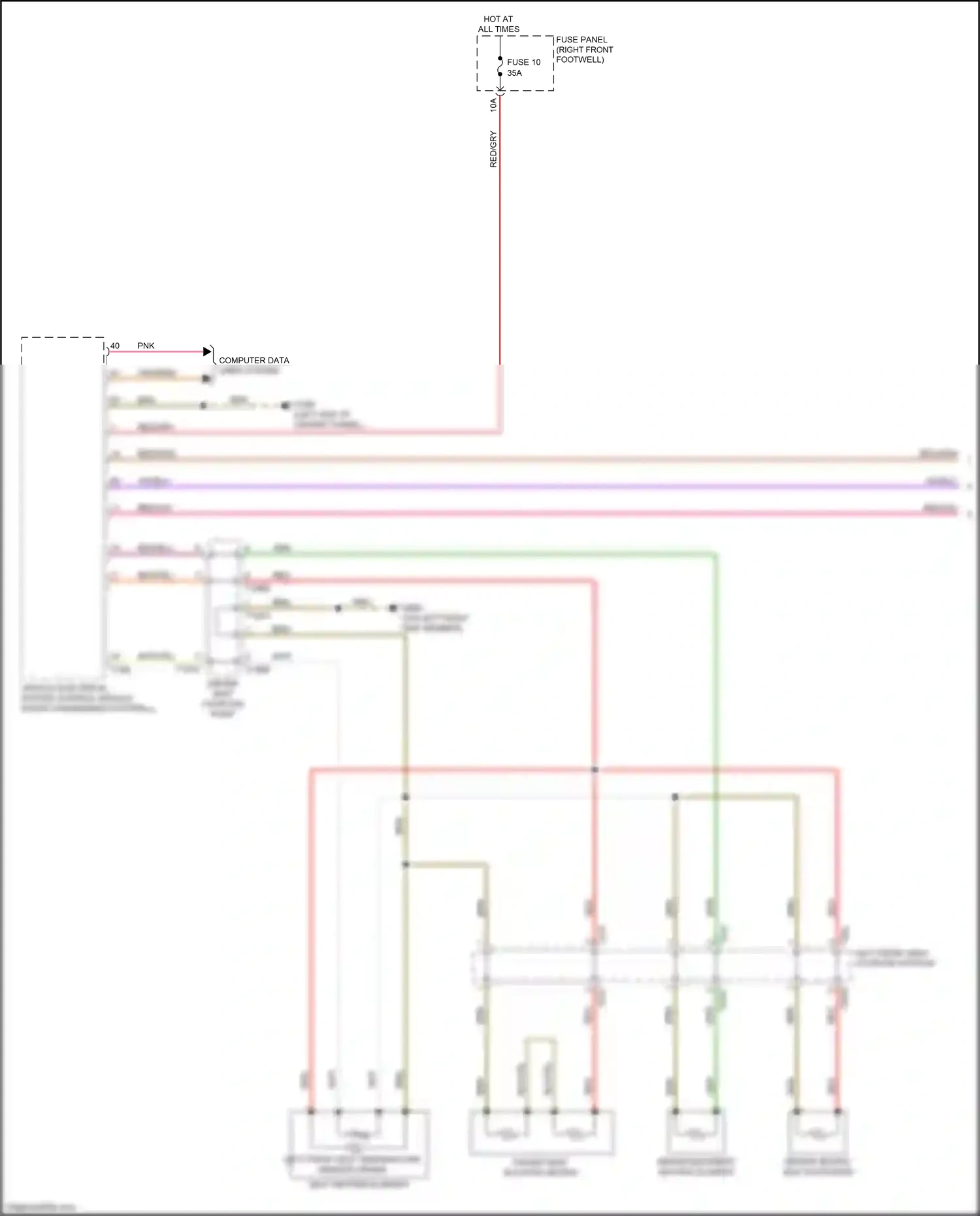 Audi e-tron I (2018-2024) vehicle electrical system control module wiring diagram  (24 of 34)