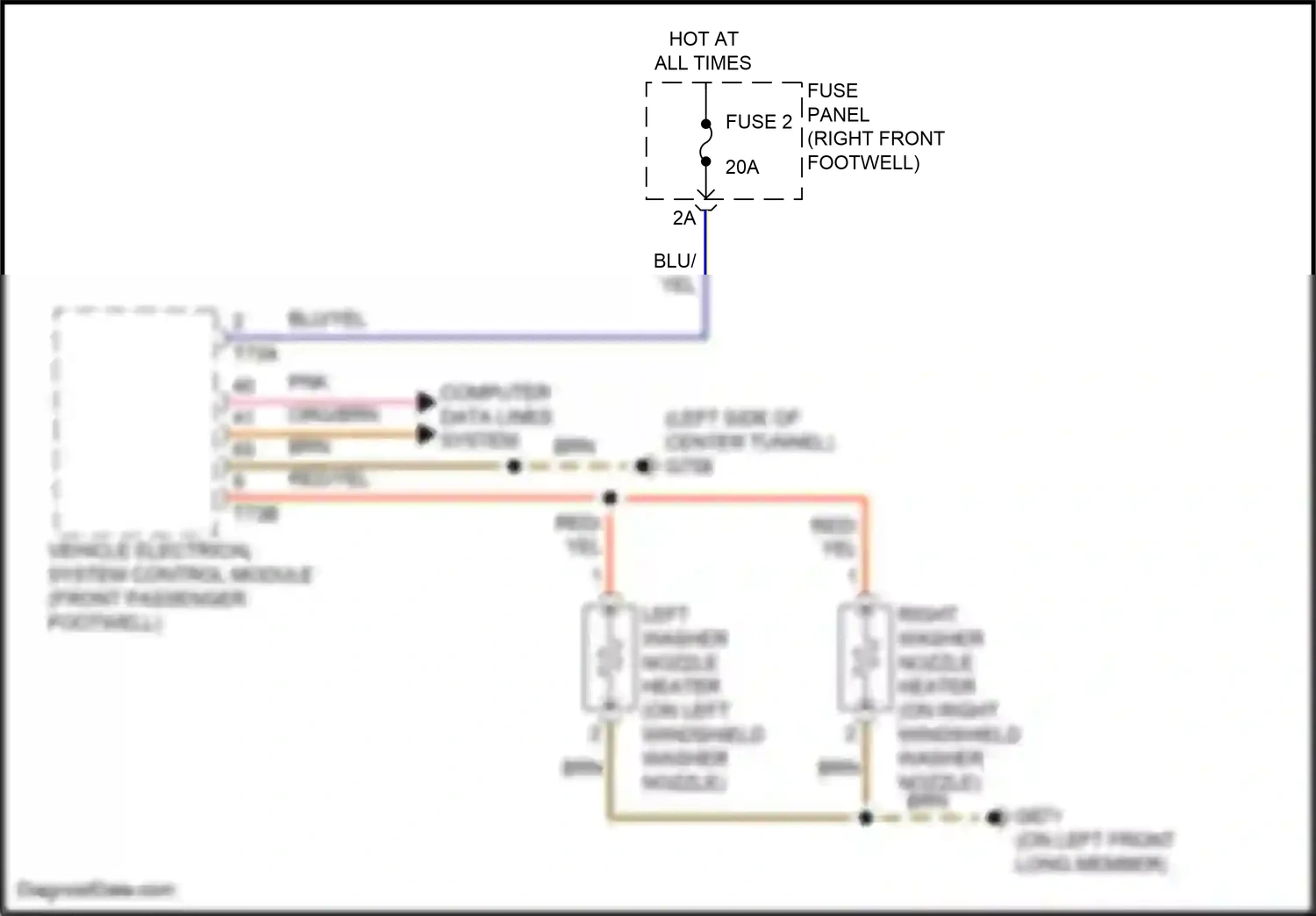 Audi e-tron I (2018-2024) vehicle electrical system control module wiring diagram  (4 of 34)