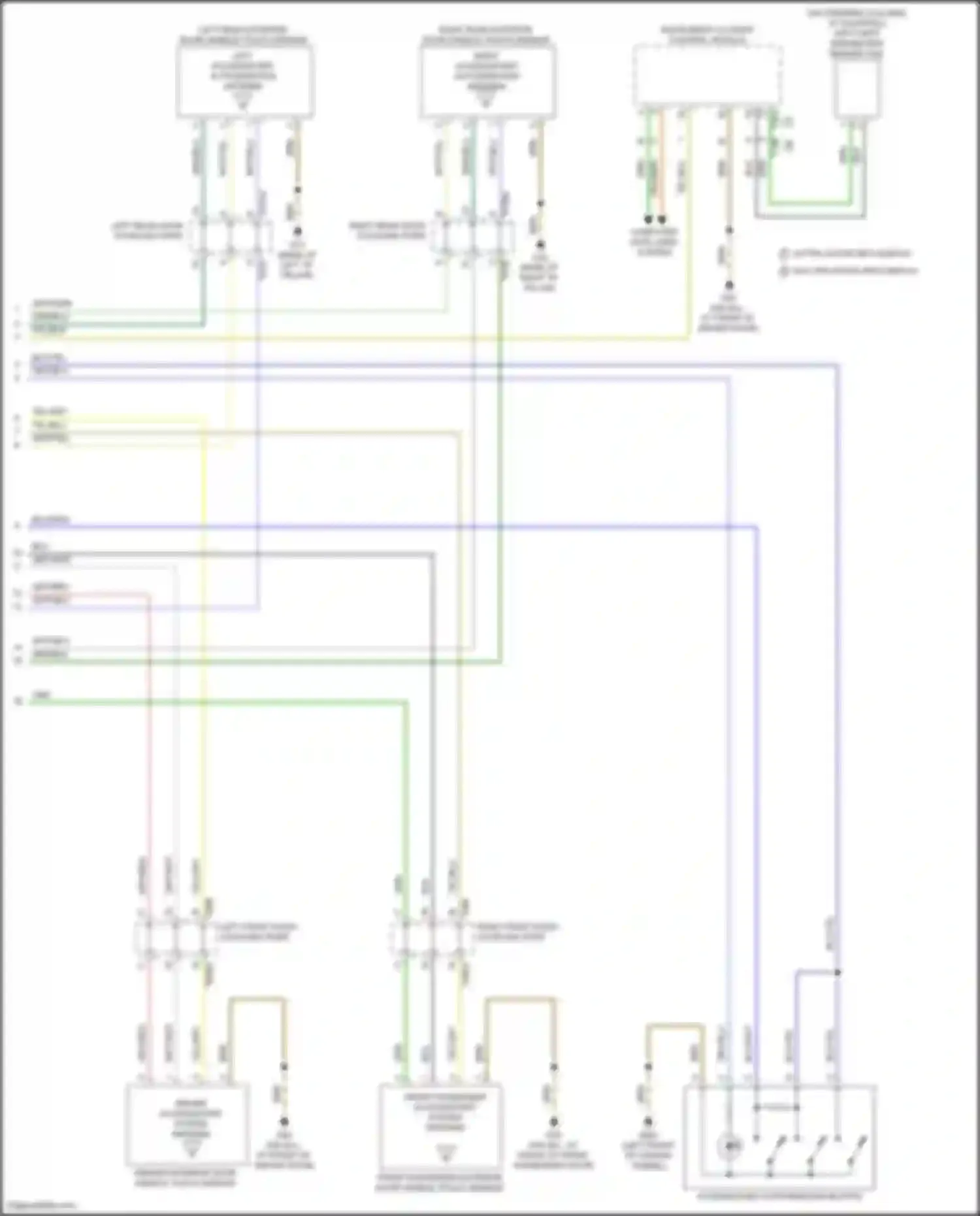 Q3 Audi II (2018-2024): Access/start circuit (2 of 2)