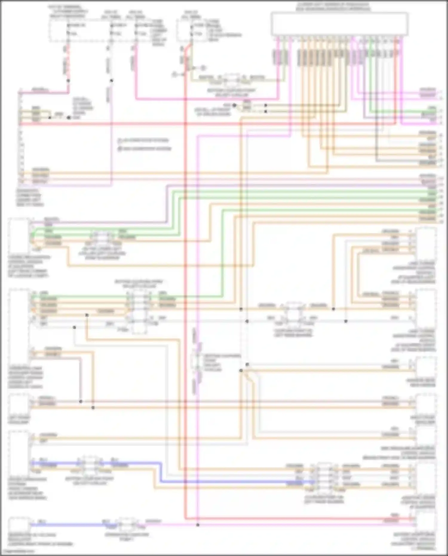 Q3 Audi II (2018-2024): Computer data lines circuit (1 of 4)