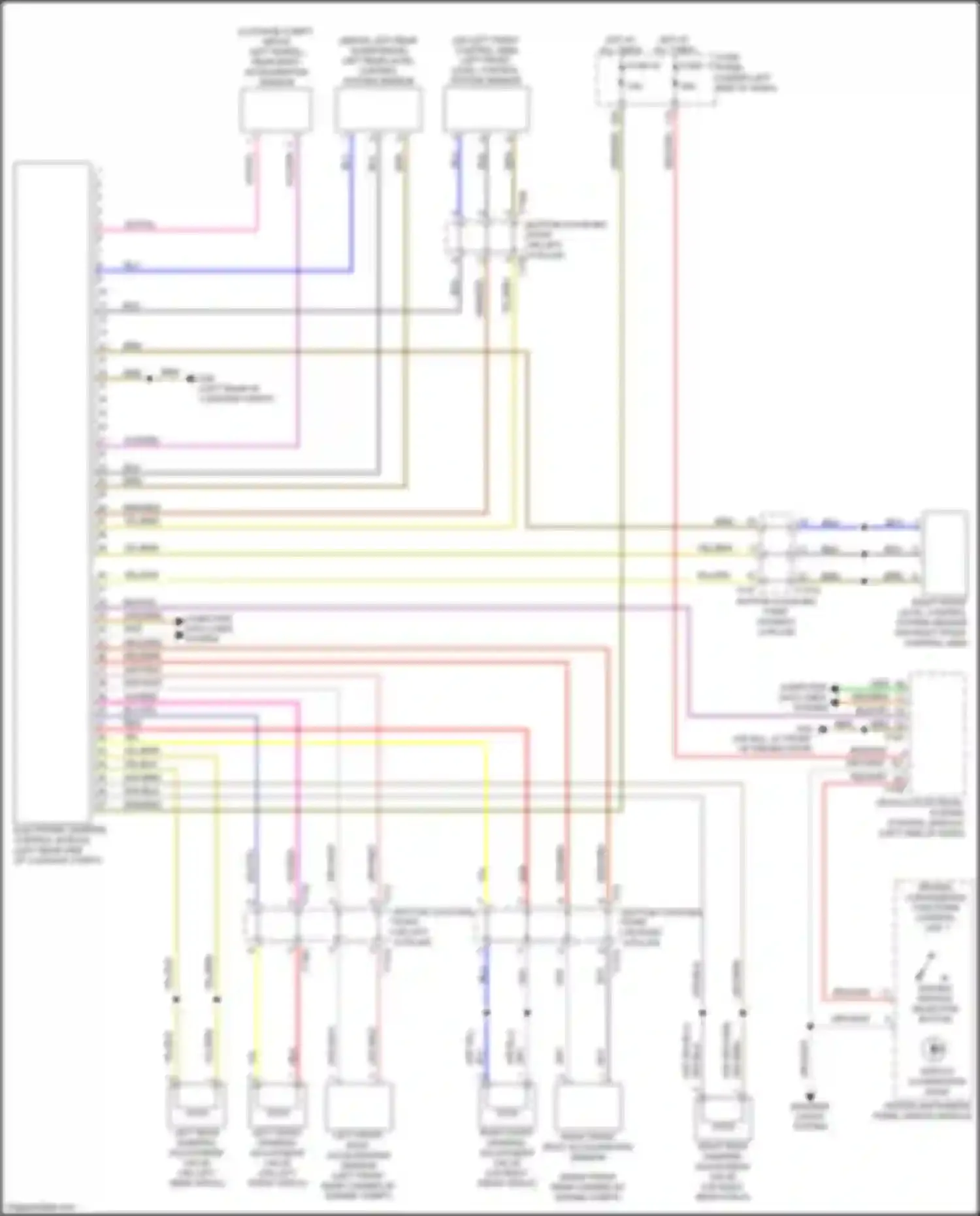 Q3 Audi II (2018-2024): Electronic suspension circuit