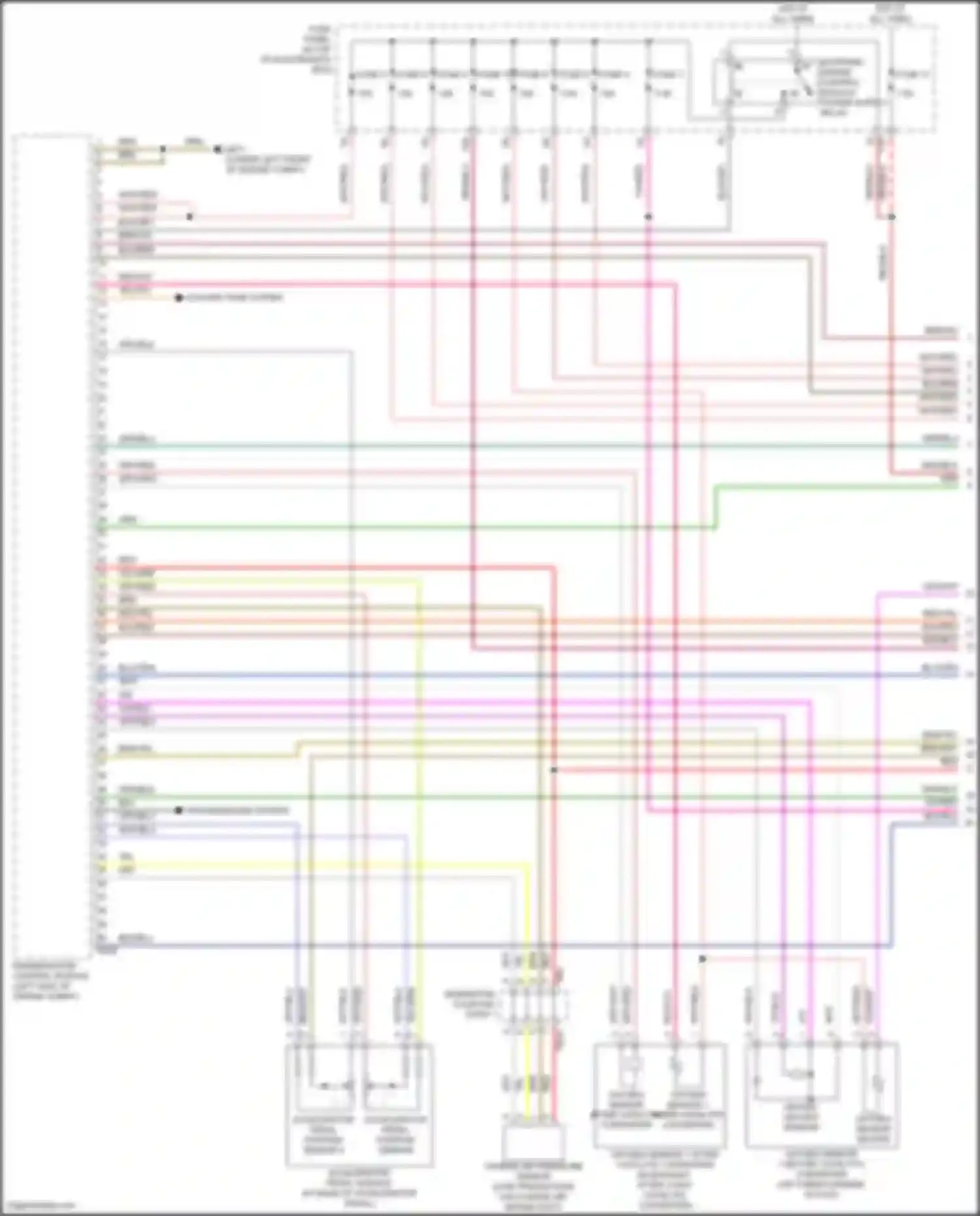 Q3 Audi II (2018-2024): Wiring diagram engine performance 2.0l turbo (1 of 7)