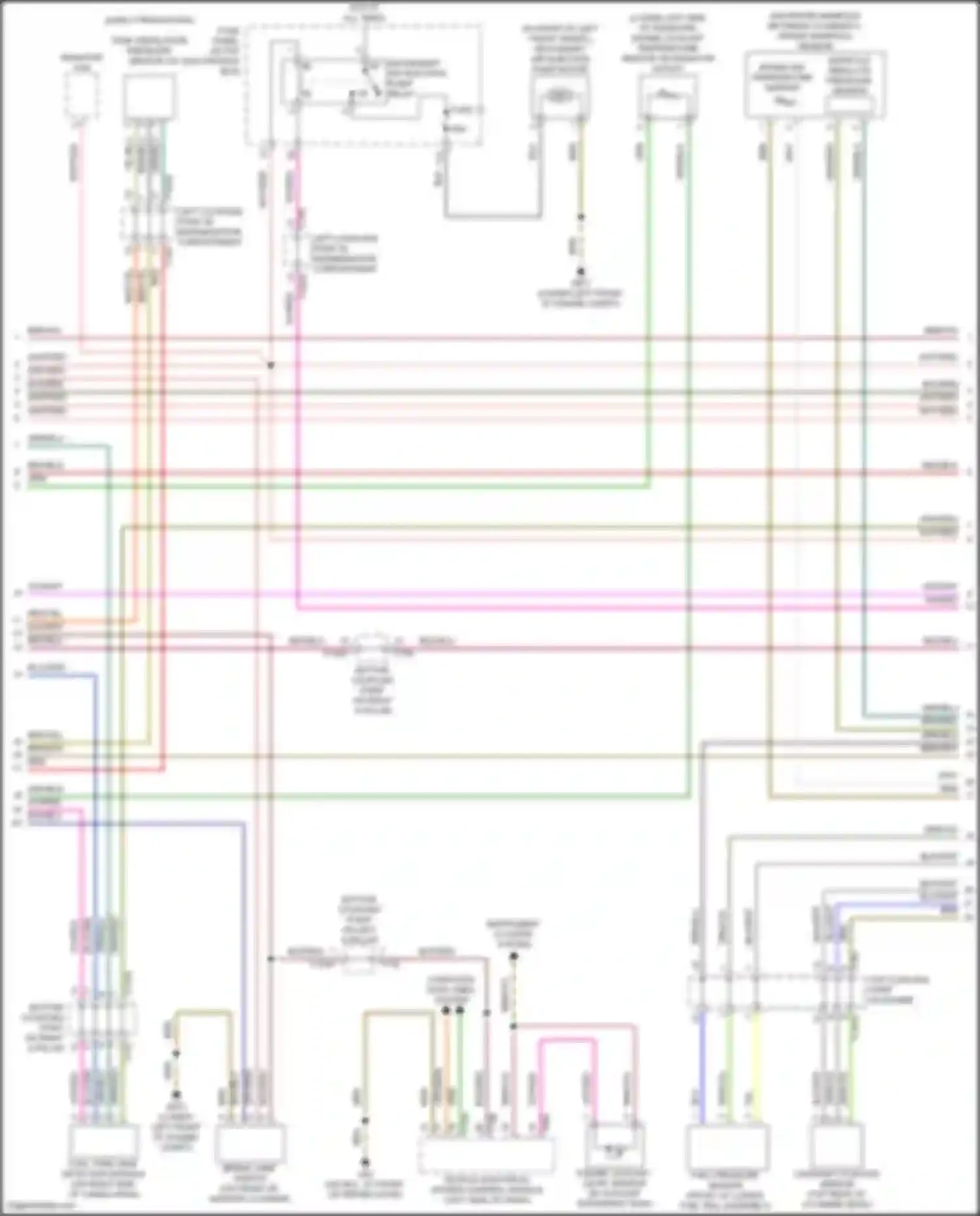 Q3 Audi II (2018-2024): Wiring diagram engine performance 2.0l turbo (2 of 7)