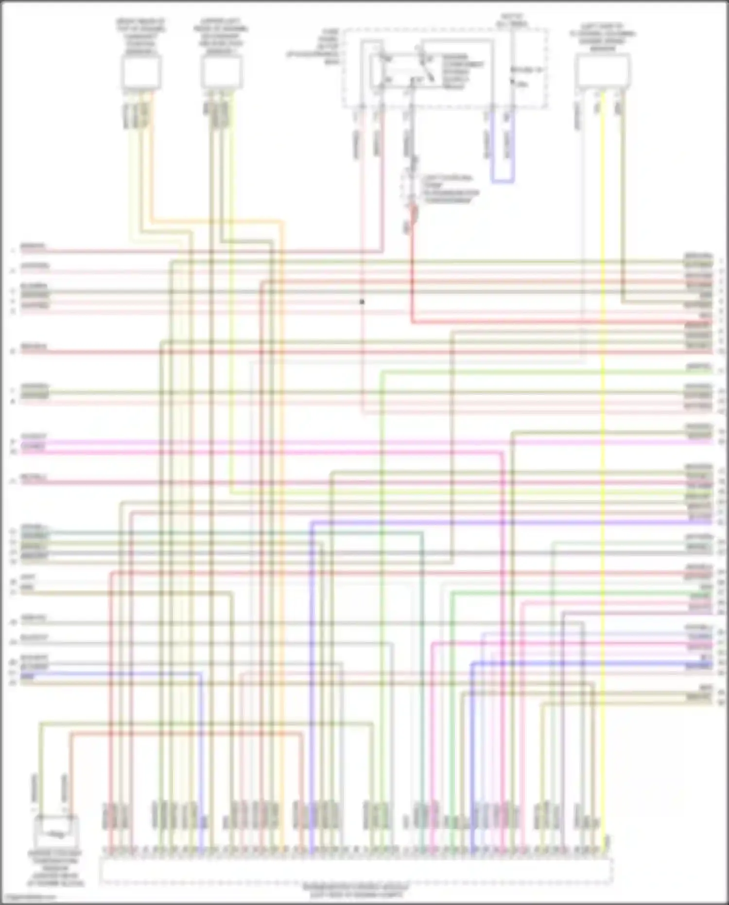 Q3 Audi II (2018-2024): Wiring diagram engine performance 2.0l turbo (3 of 7)