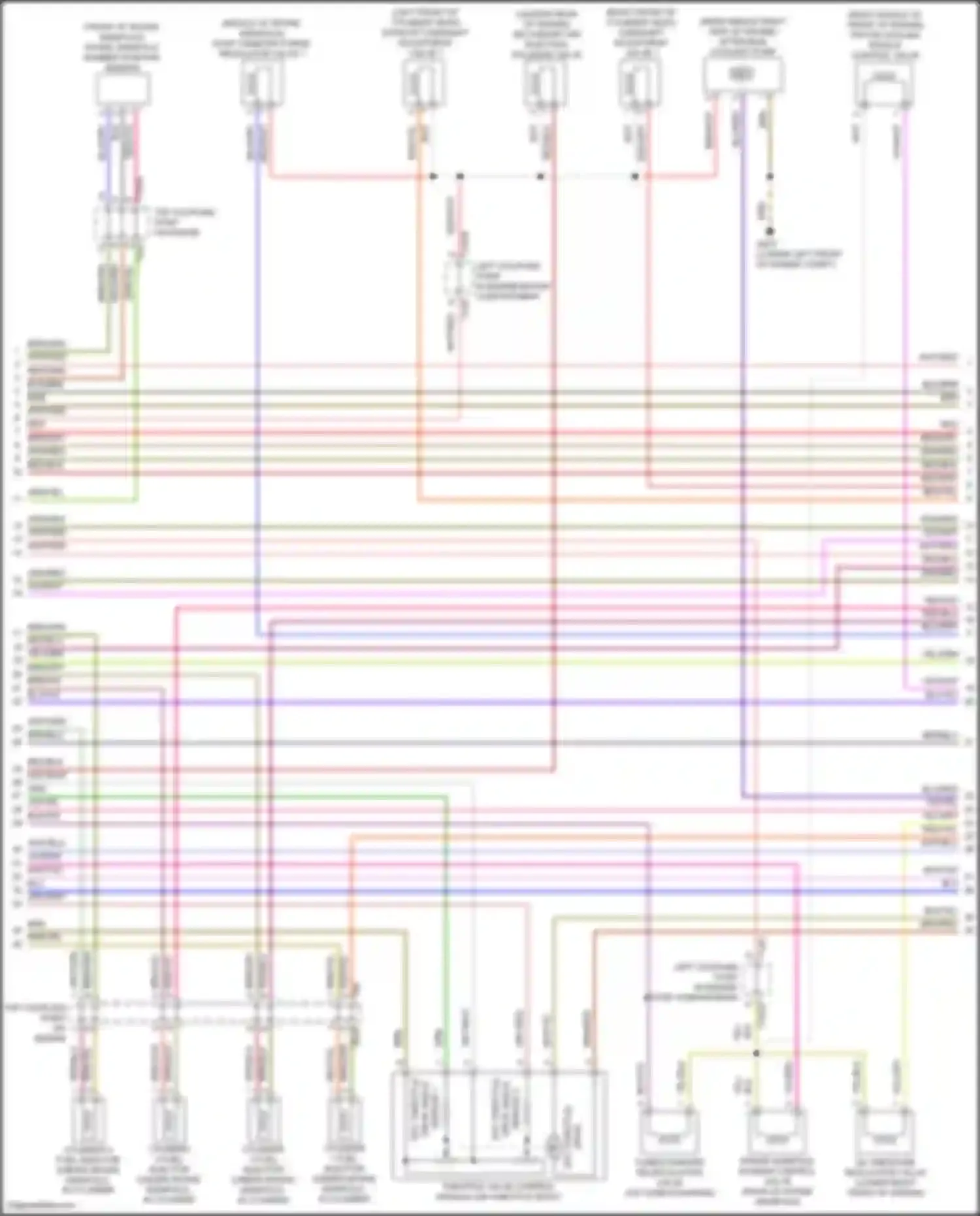 Q3 Audi II (2018-2024): Wiring diagram engine performance 2.0l turbo (4 of 7)