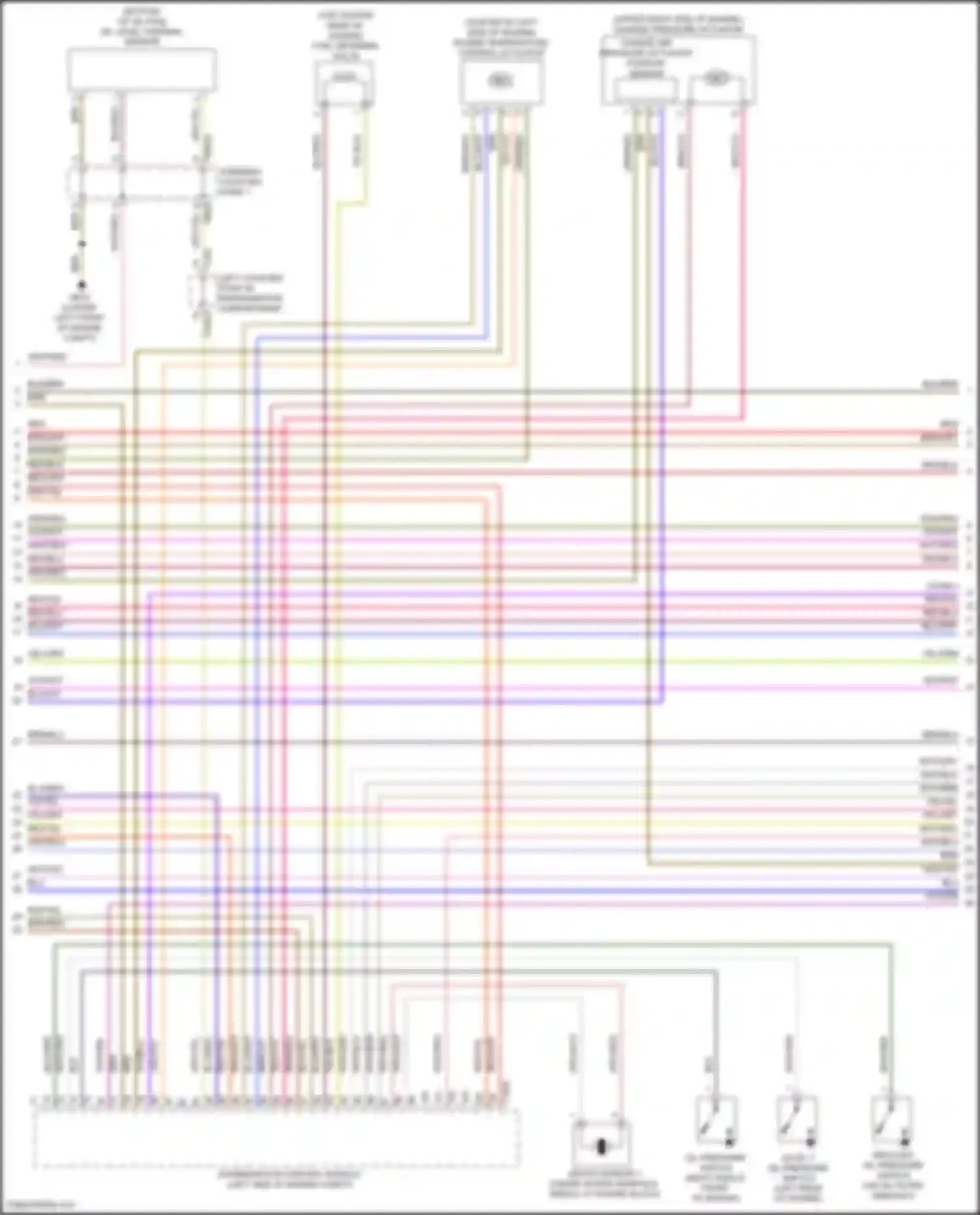 Q3 Audi II (2018-2024): Wiring diagram engine performance 2.0l turbo (5 of 7)