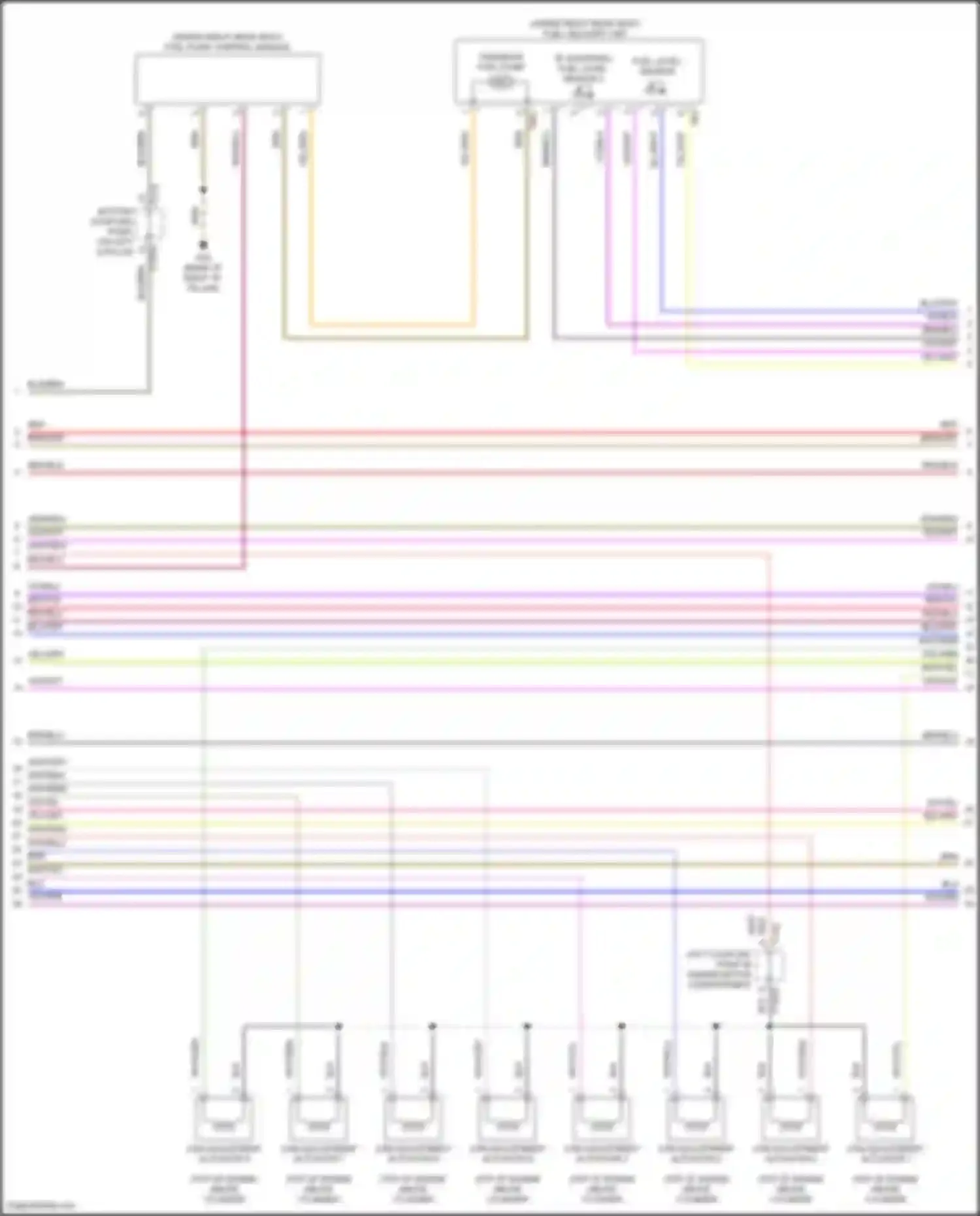 Q3 Audi II (2018-2024): Wiring diagram engine performance 2.0l turbo (6 of 7)