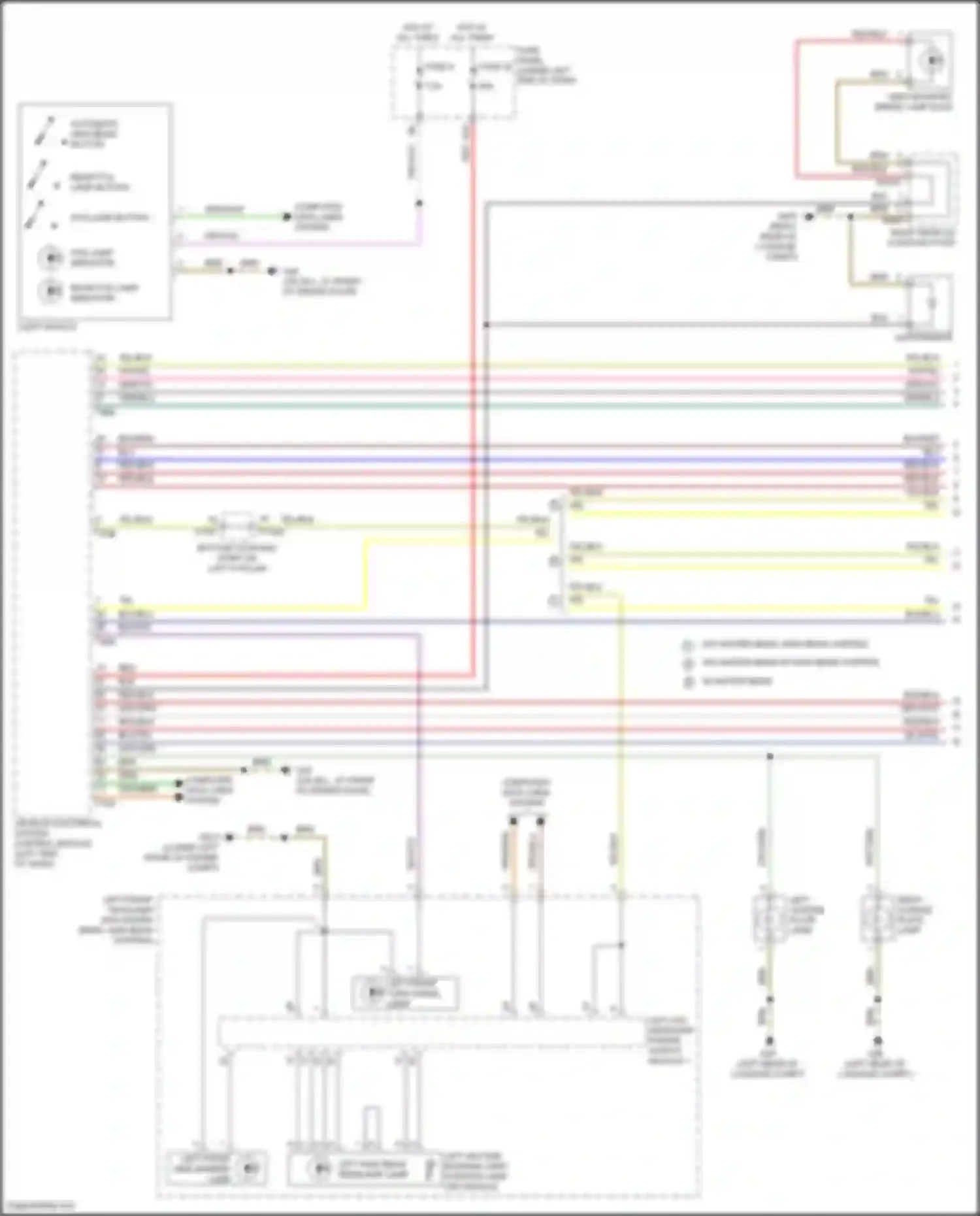 Q3 Audi II (2018-2024): Exterior lamps circuit (1 of 5)