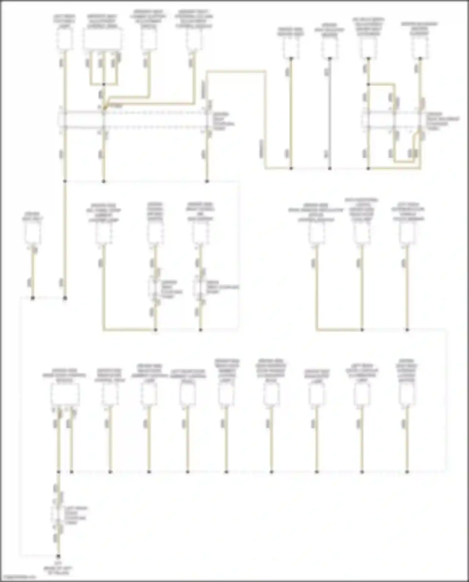 Q3 Audi II (2018-2024): Ground distribution circuit (3 of 7)