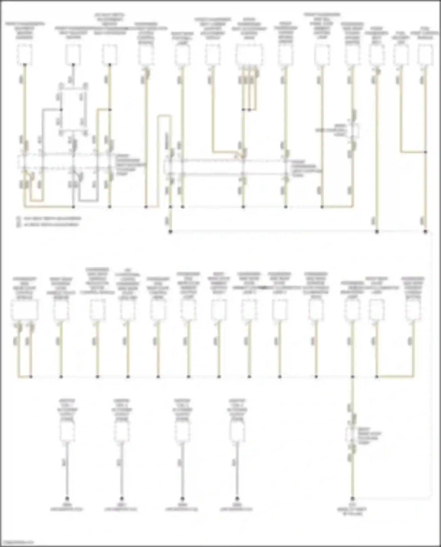 Q3 Audi II (2018-2024): Ground distribution circuit (4 of 7)