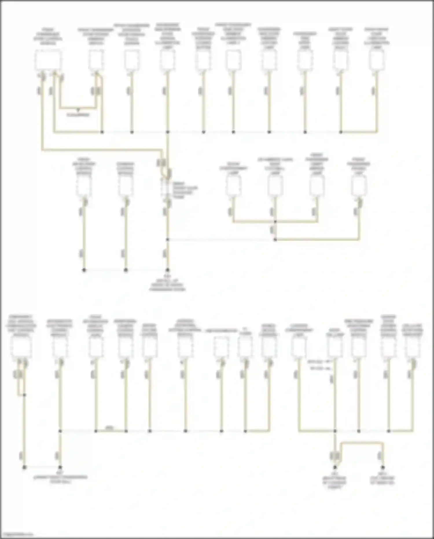 Q3 Audi II (2018-2024): Ground distribution circuit (5 of 7)