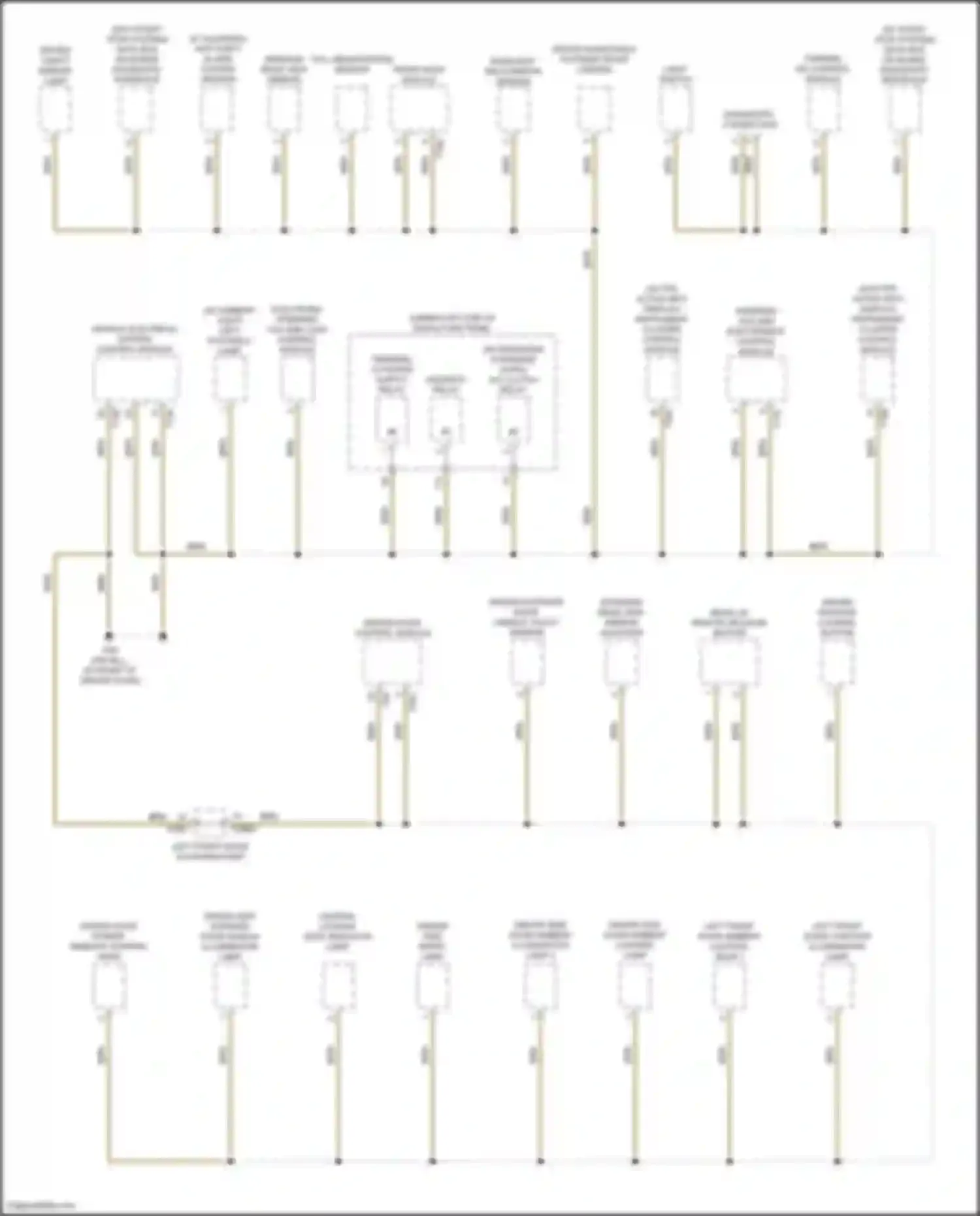 Q3 Audi II (2018-2024): Ground distribution circuit (6 of 7)