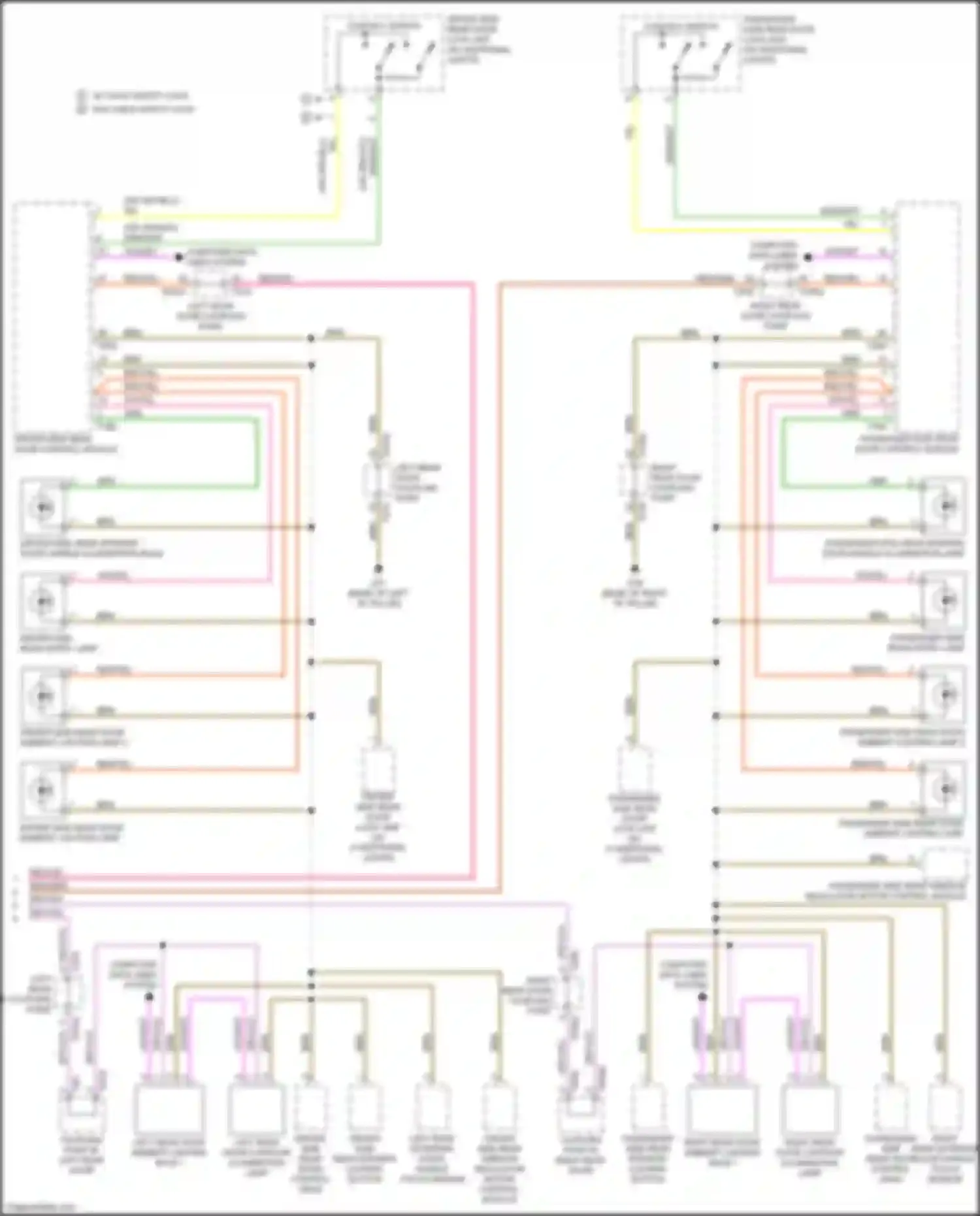 Q3 Audi II (2018-2024): Courtesy lamps circuit (4 of 4)
