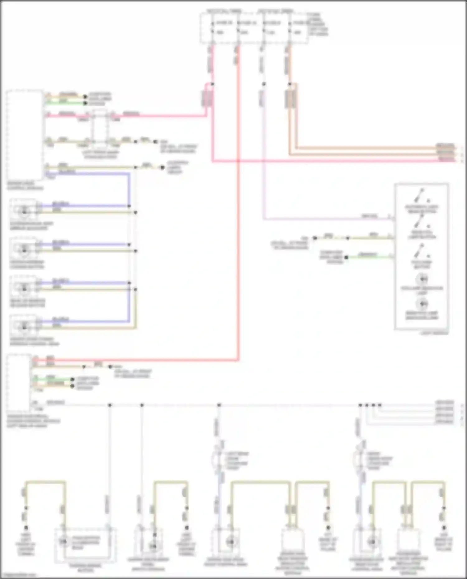 Q3 Audi II (2018-2024): Instrument illumination circuit (1 of 2)