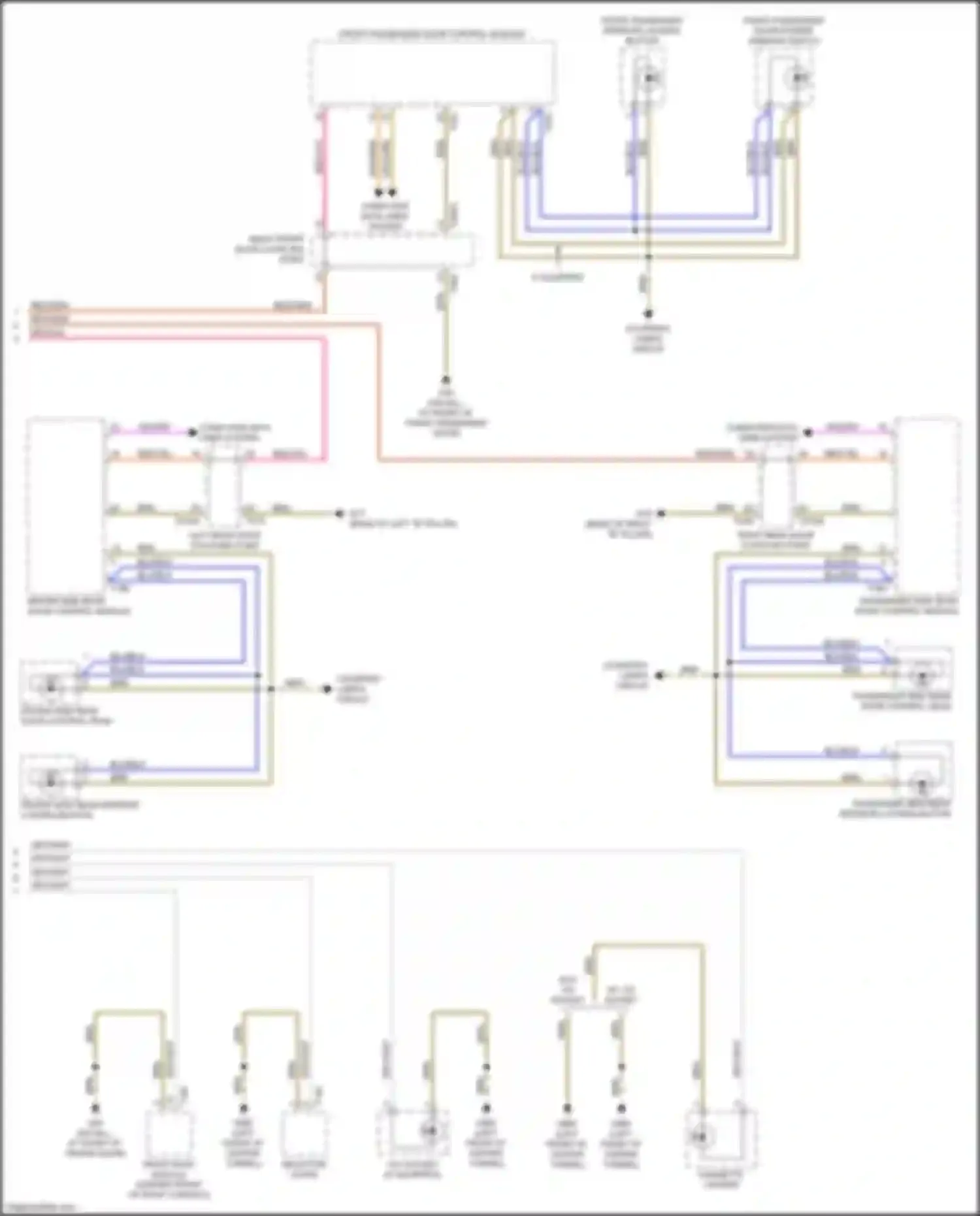 Q3 Audi II (2018-2024): Instrument illumination circuit (2 of 2)