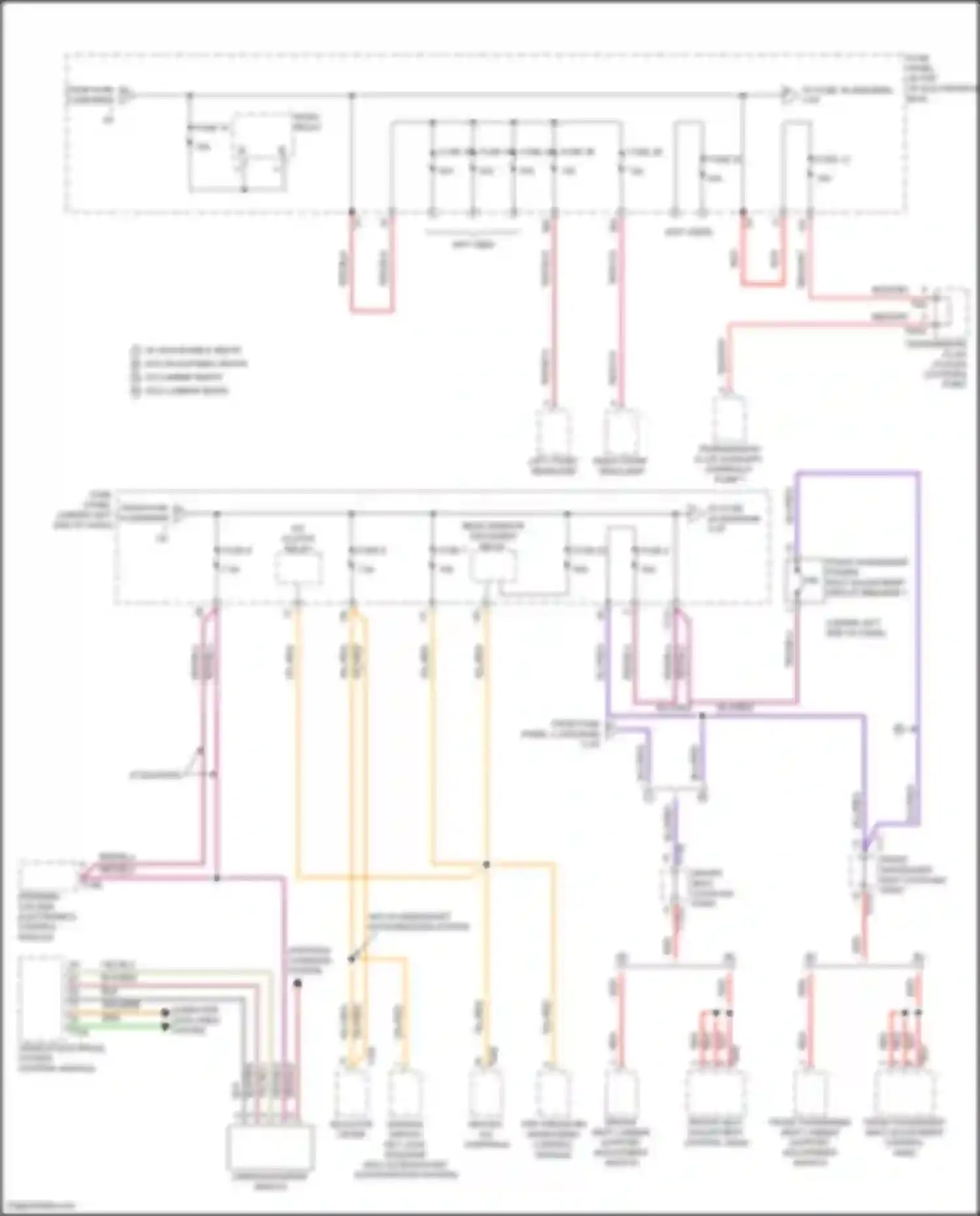 Q3 Audi II (2018-2024): Power distribution circuit (2 of 7)