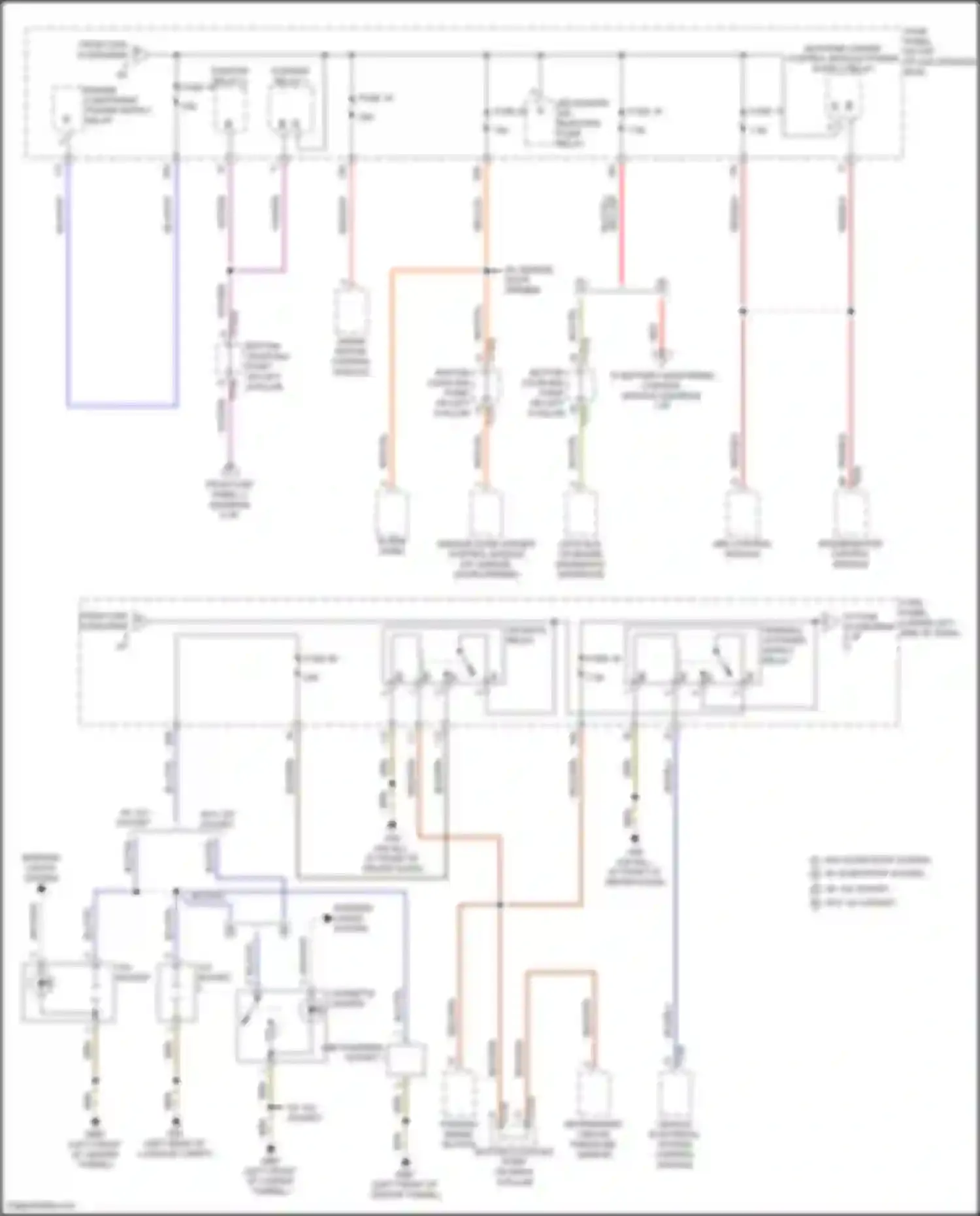 Q3 Audi II (2018-2024): Power distribution circuit (4 of 7)