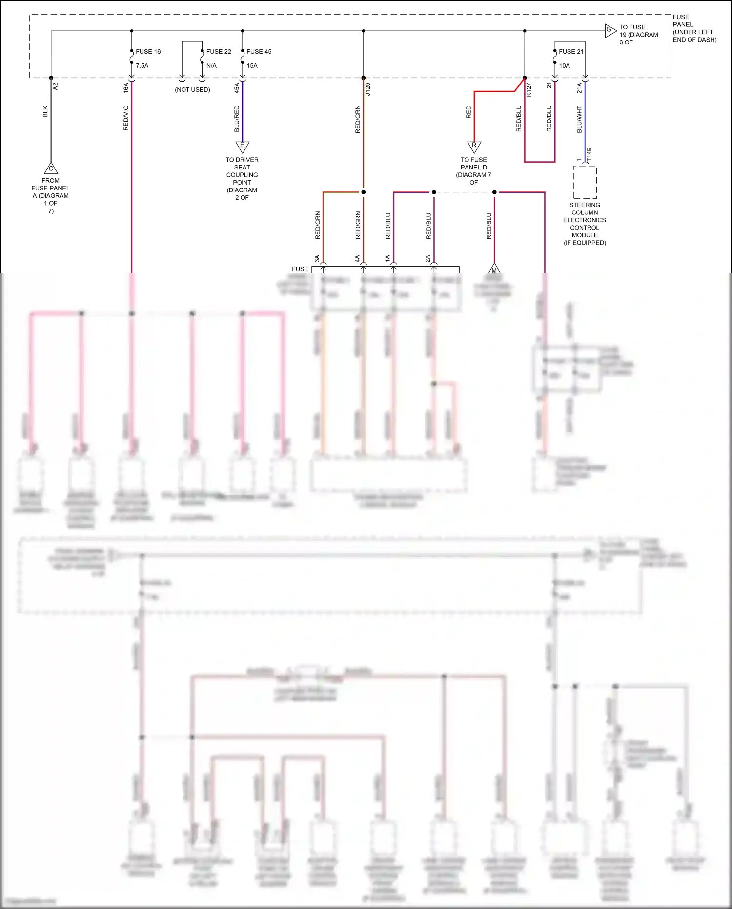 Audi Q3 II (2018-2024) android operating system control module wiring diagram  (4 of 6)