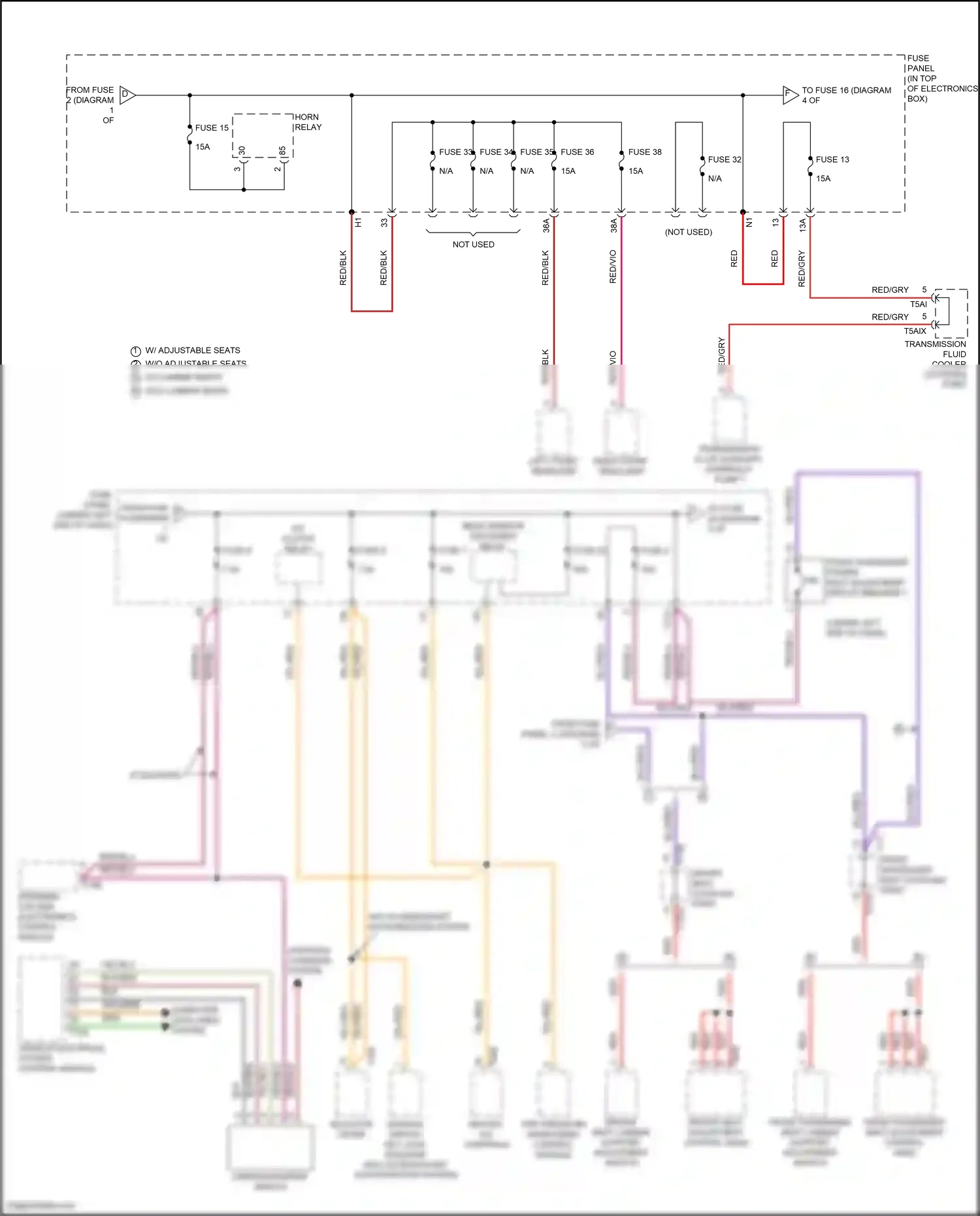Audi Q3 II (2018-2024) computer data lines system wiring diagram  (80 of 94)
