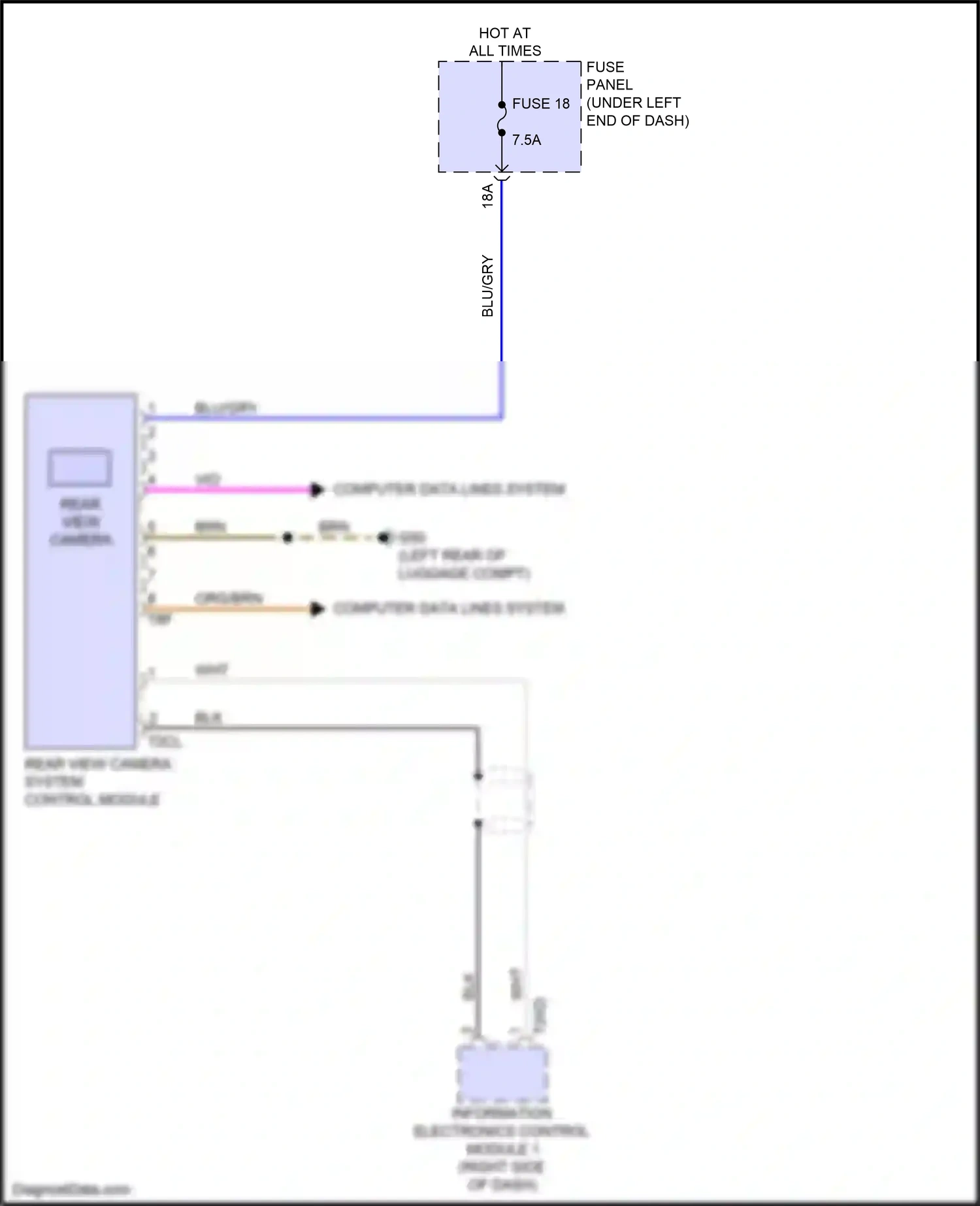 Audi Q3 II (2018-2024) computer data lines system wiring diagram  (18 of 94)