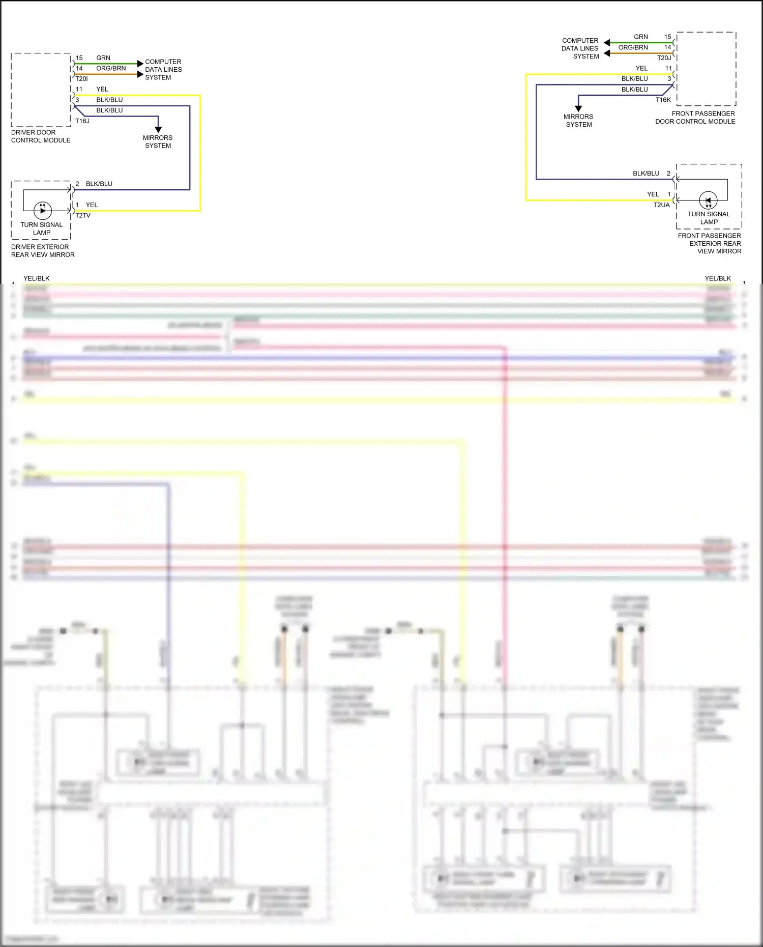 Audi Q3 II (2018-2024) computer data lines system wiring diagram  (66 of 94)