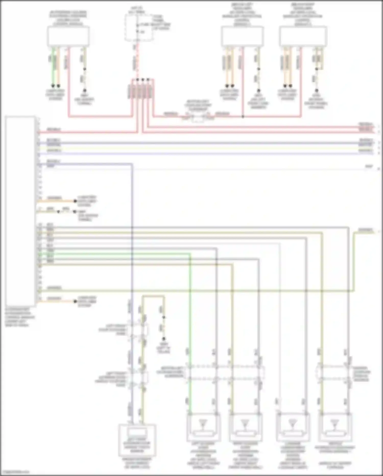 Q4 e-tron Audi I (2021-2024): Access/start circuit (1 of 2)