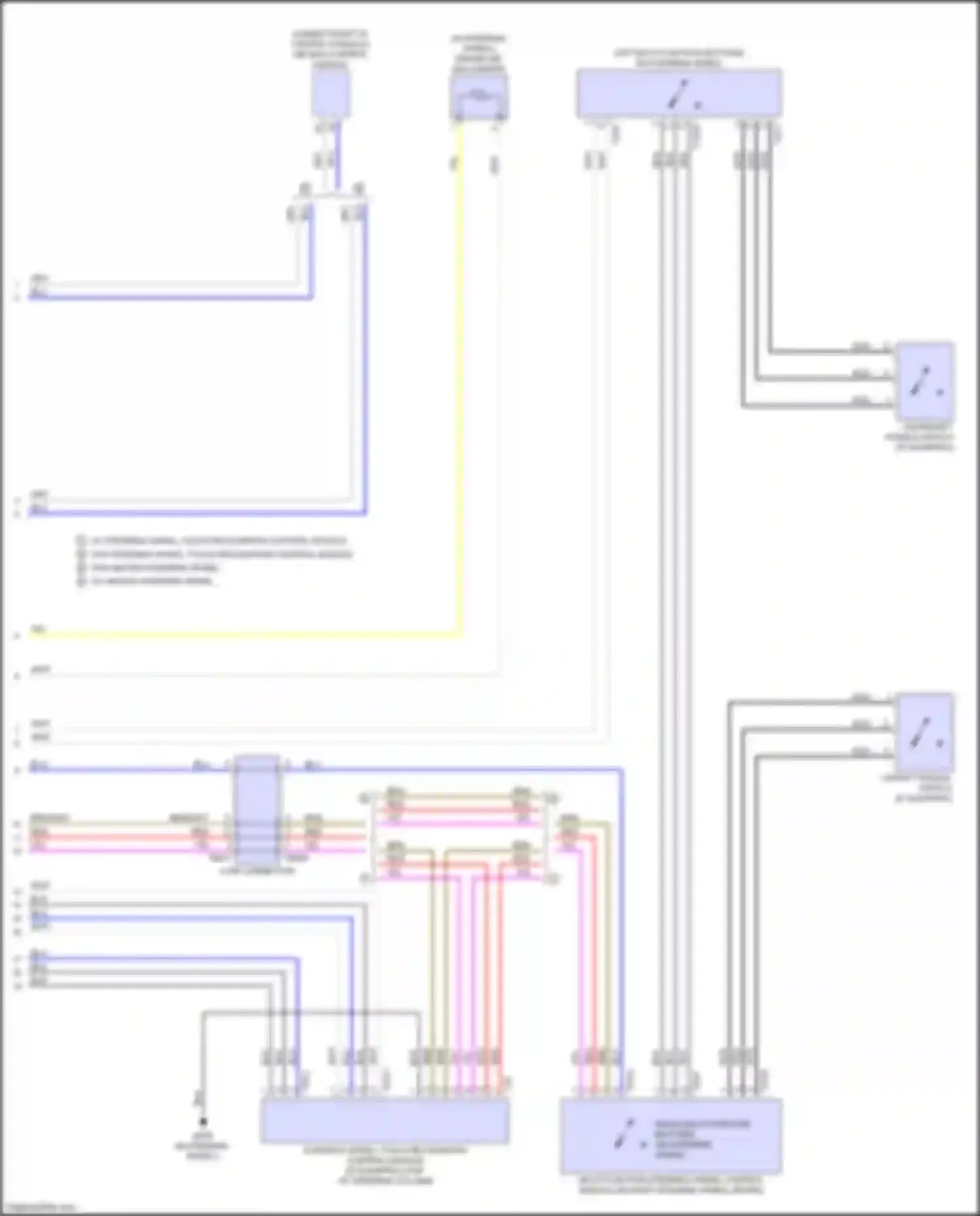 Q4 e-tron Audi I (2021-2024): Steering column electronic systems control module circuit (2 of 2)