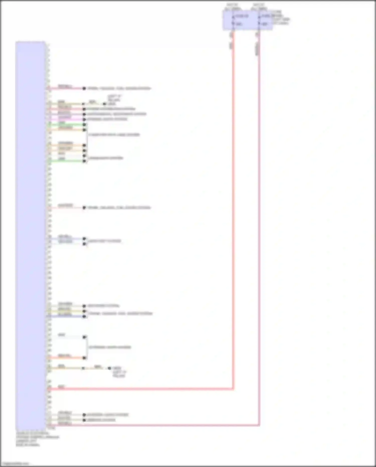 Q4 e-tron Audi I (2021-2024): Vehicle electrical system control module circuit (2 of 2)